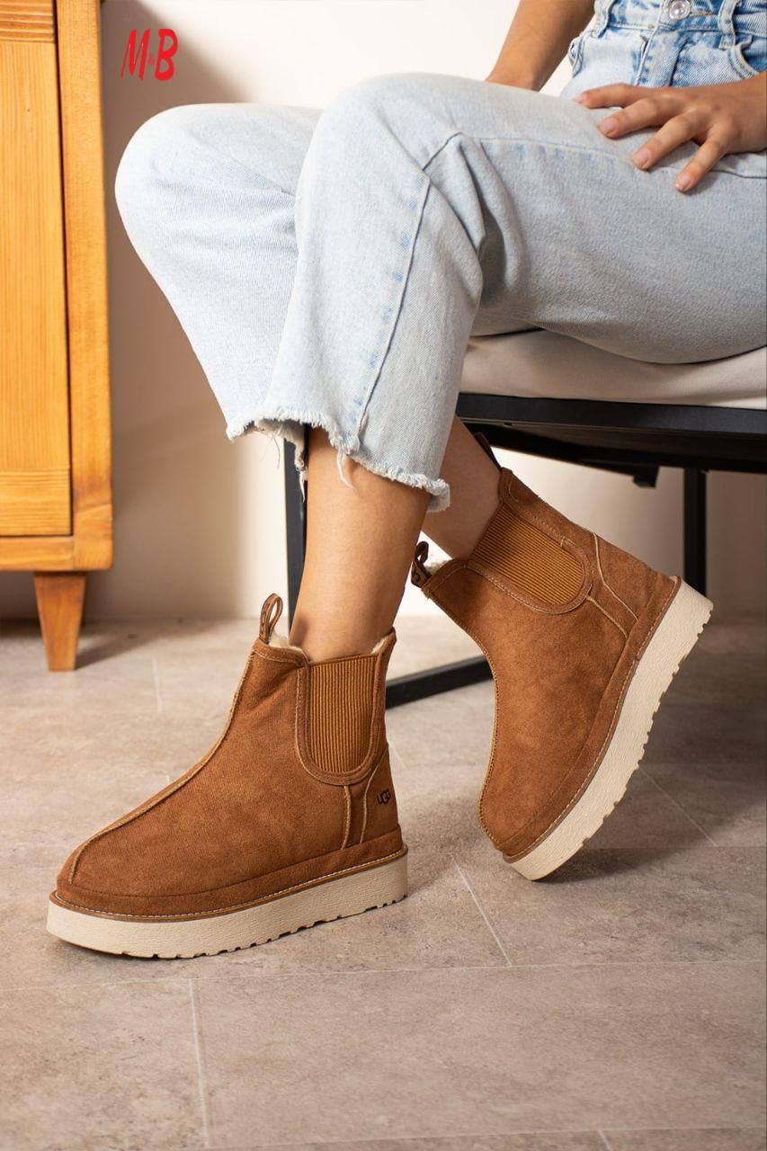 İthal UGG Süet Deri Kadın Bot