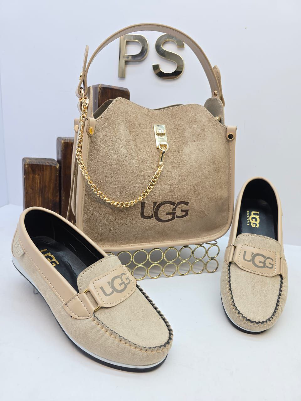 İthal Ugg Ayakkabı Çanta İkili Set