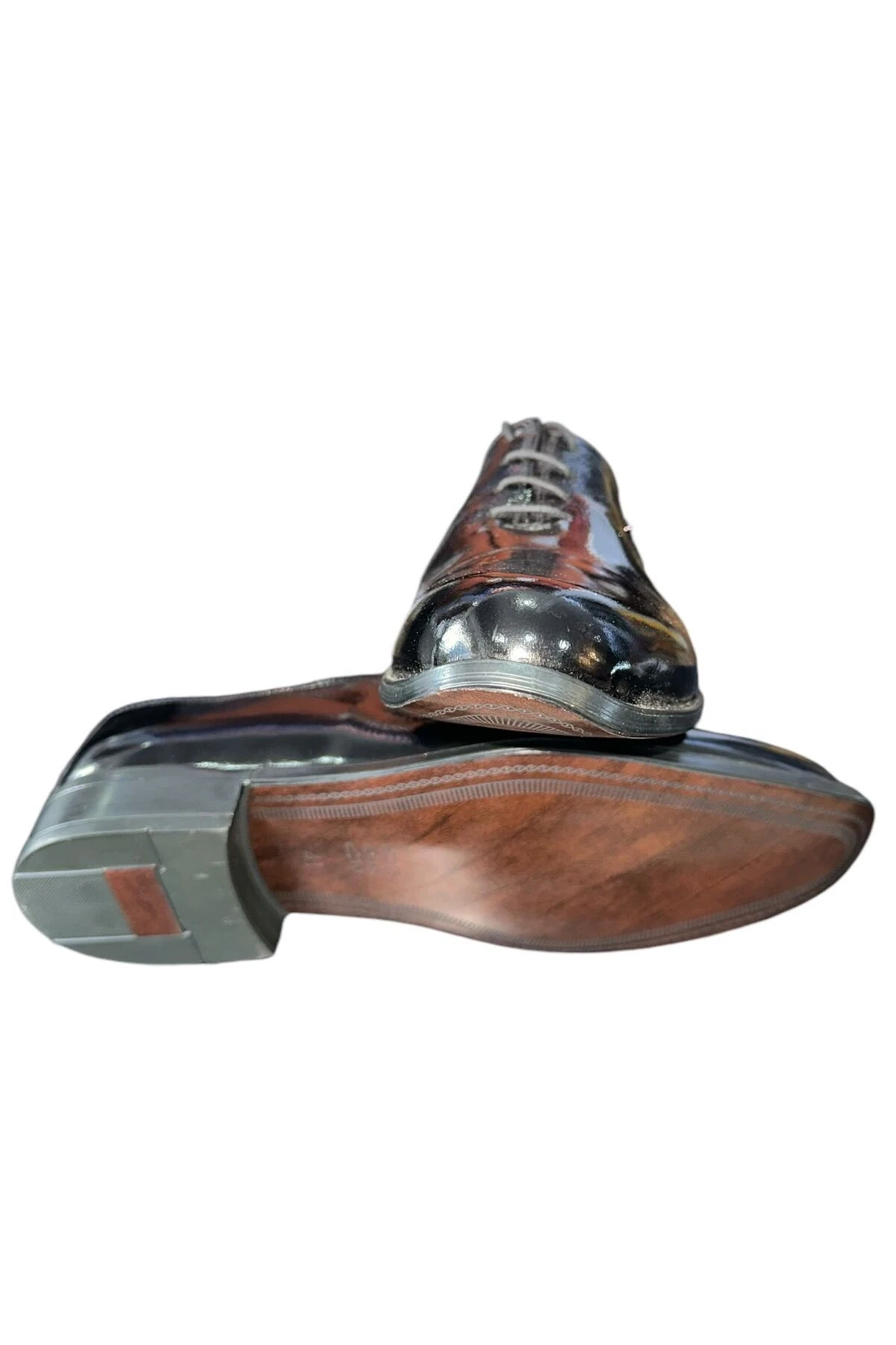 Erkek Siyah Deri Kundura Ayakkabı