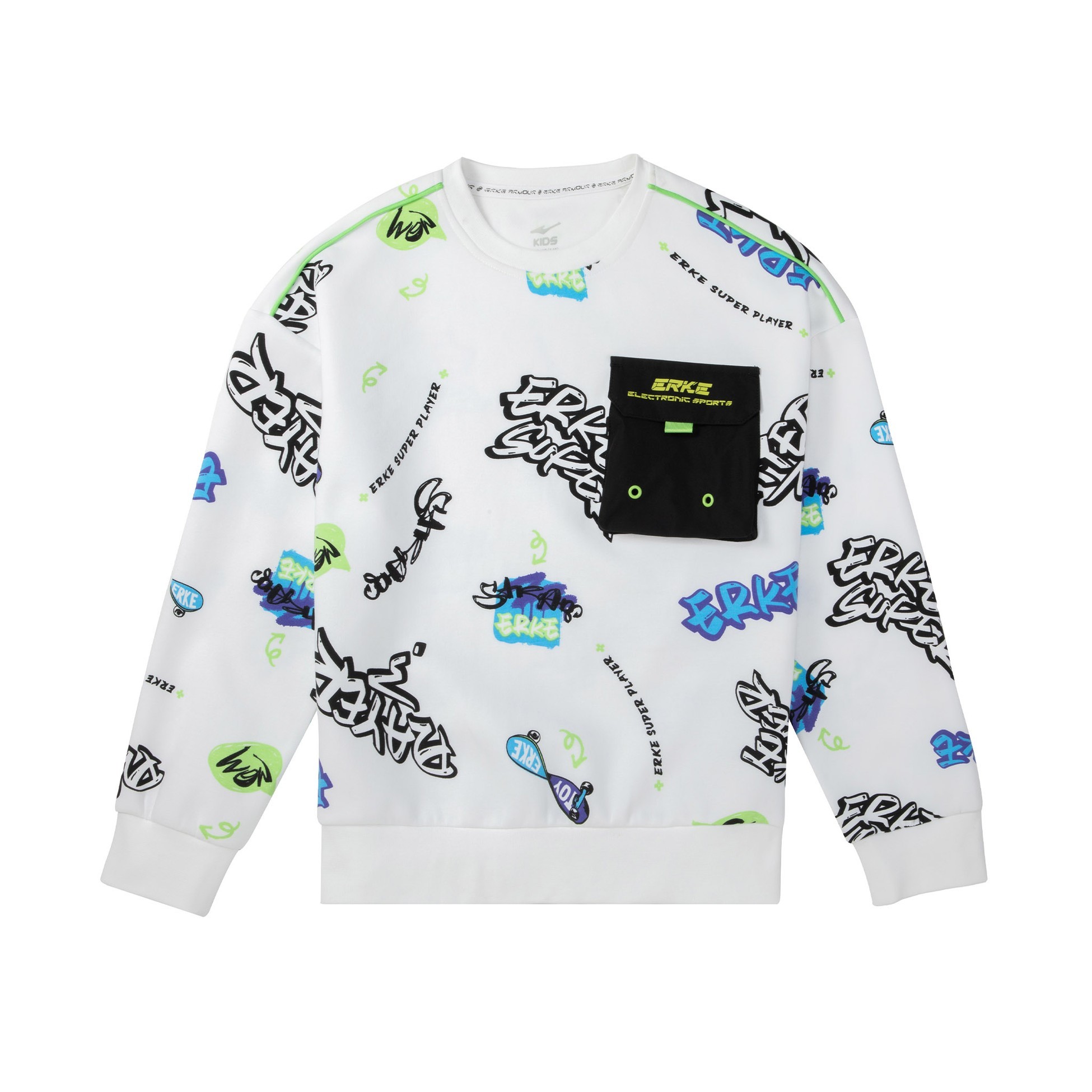Genç Erkek Sweatshirt - Beyaz