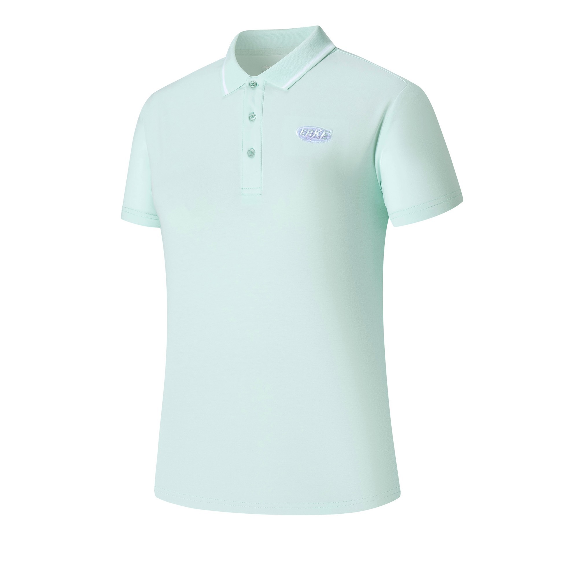 Kadın Polo Yaka Collar T-Shirt - Açık Gri