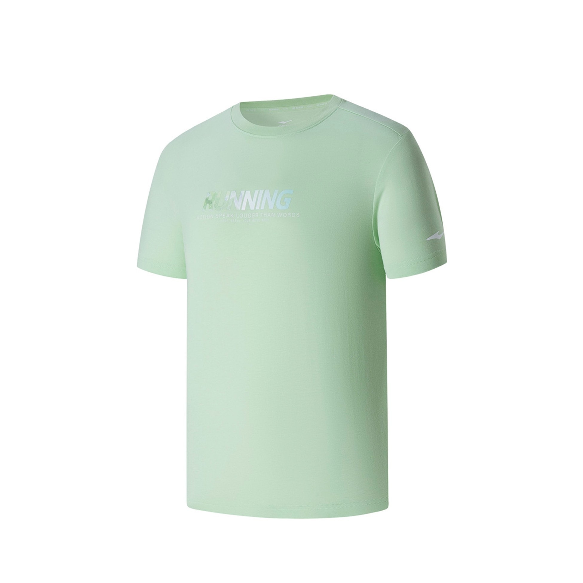 Erkek Bisiklet Yaka T-Shirt - Açık Gri