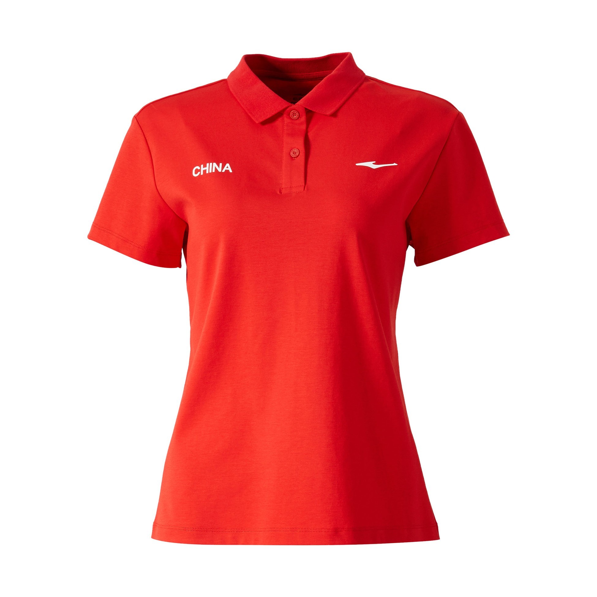 Kadın Polo Yaka T-Shirt - Kırmızı