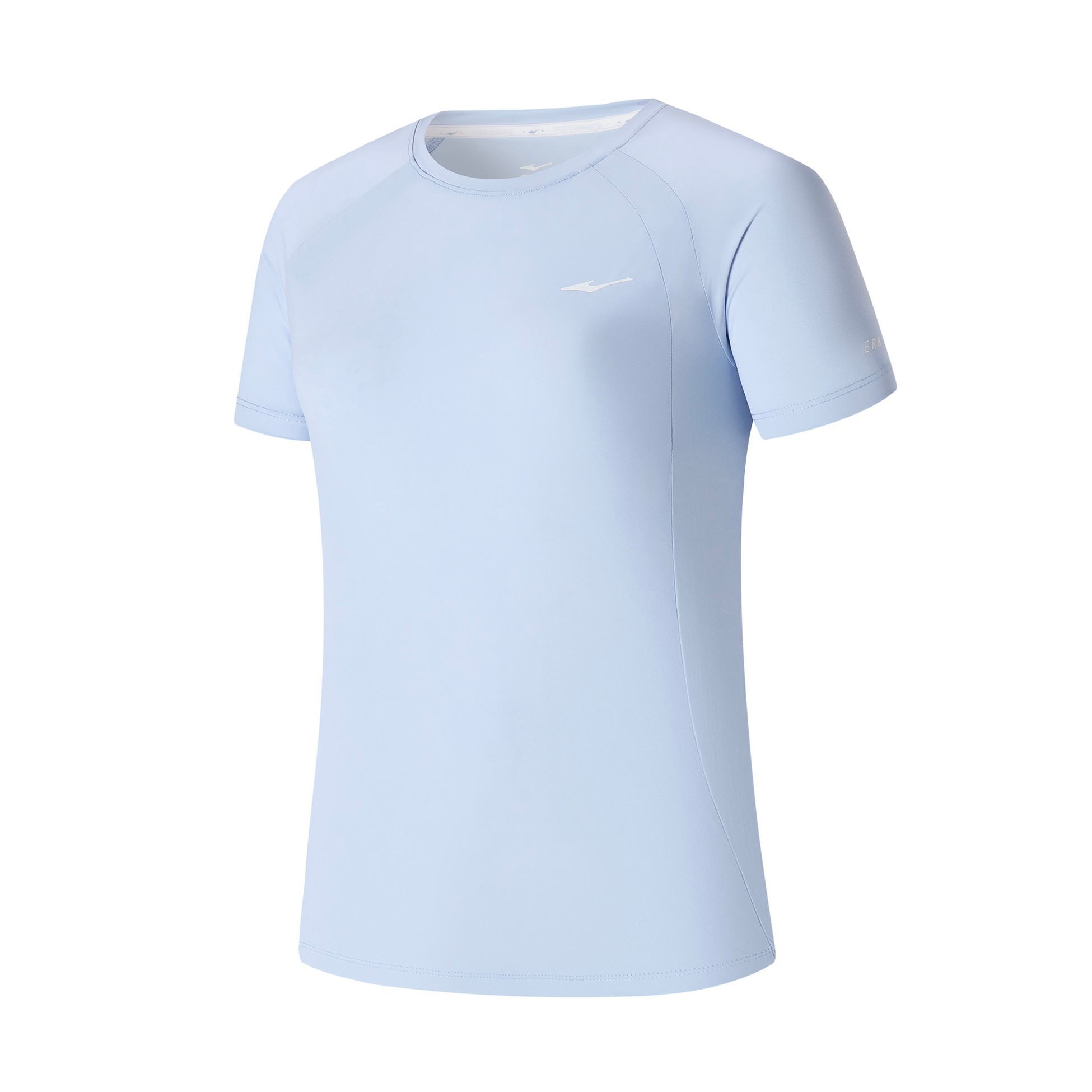 Kadın Bisiklet Yaka T-Shirt - Açık Mavi