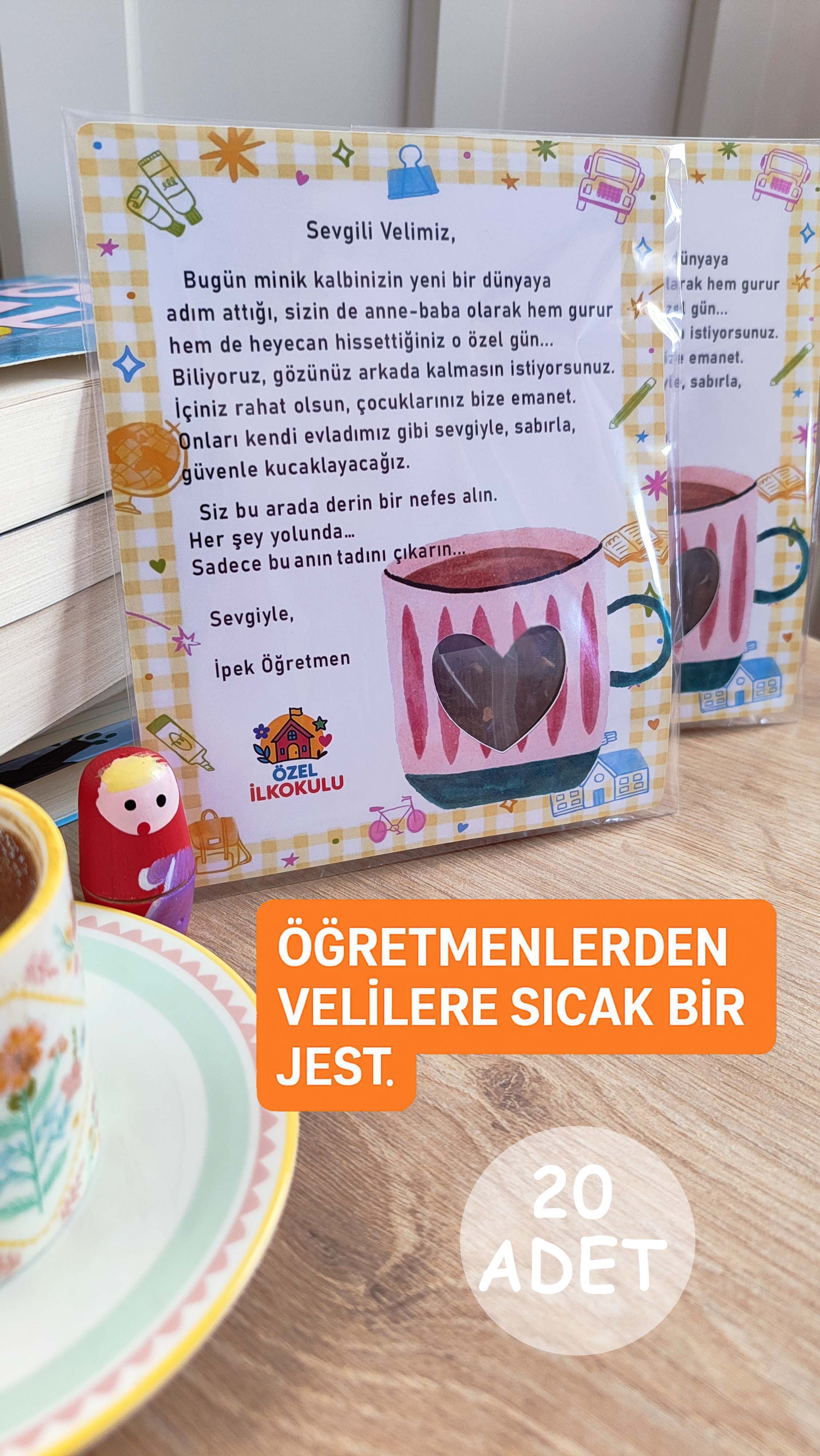 Velilere Hoş Geldin Kartı + Çay İkramlı