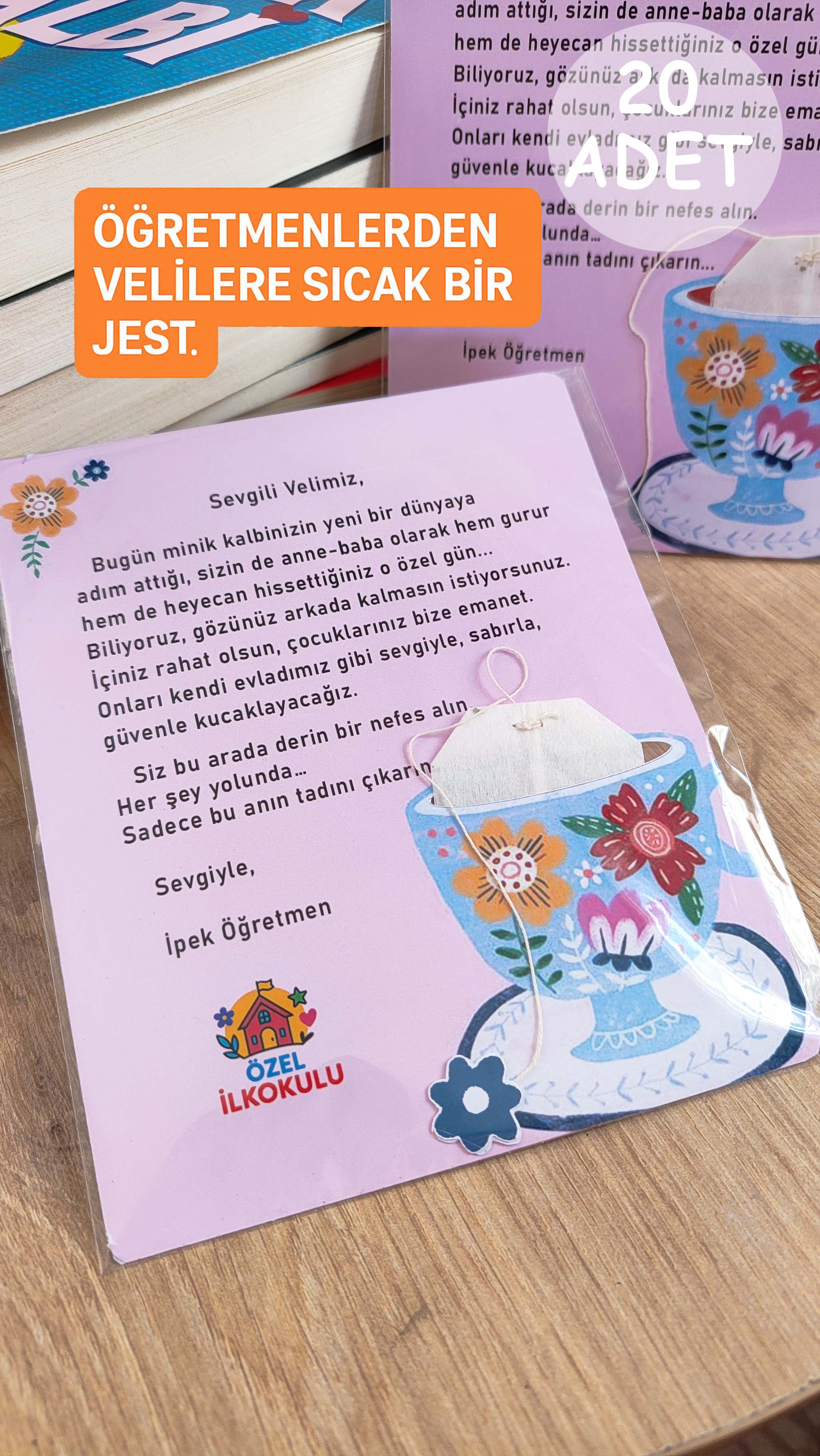Velilere Hoş Geldin Kartı + Çay İkramlı
