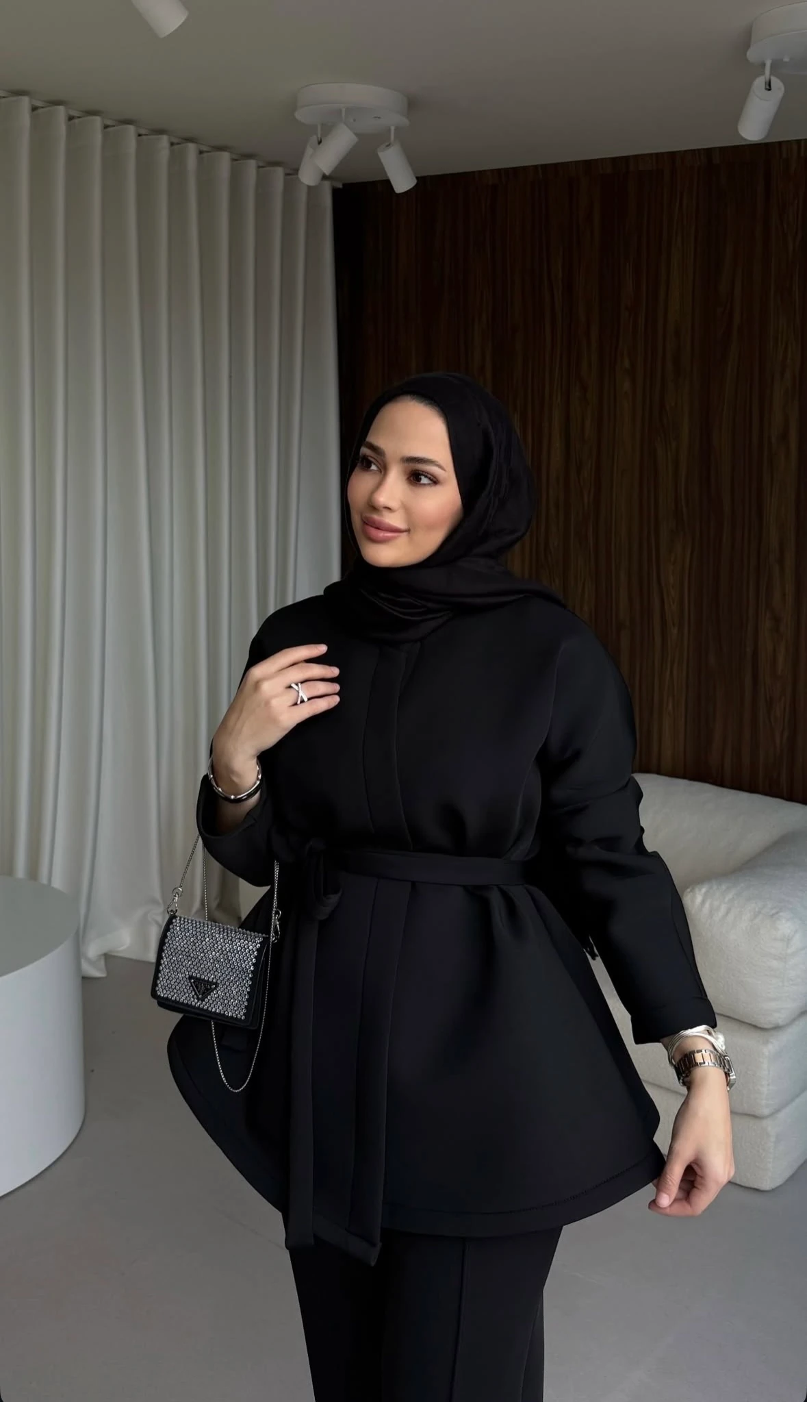 KUŞAKLI SCUBA TAKIM SİYAH 