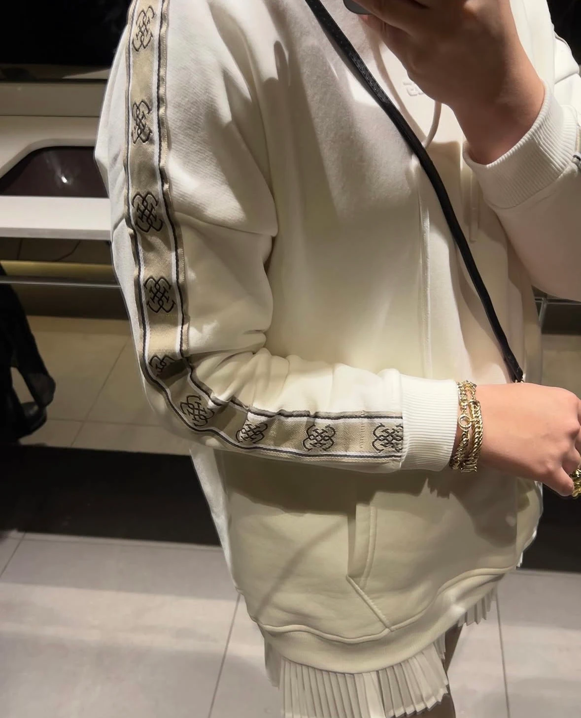 SERİT DETAYLI SWEAT 