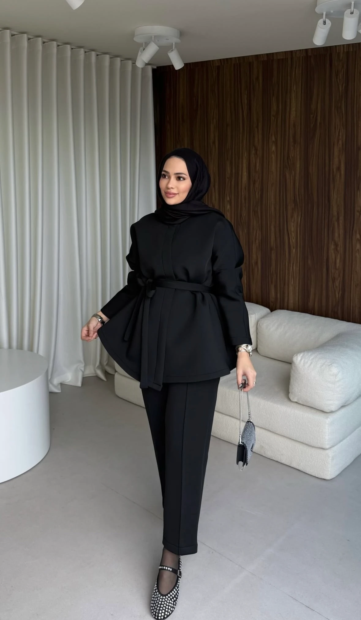 KUŞAKLI SCUBA TAKIM SİYAH 