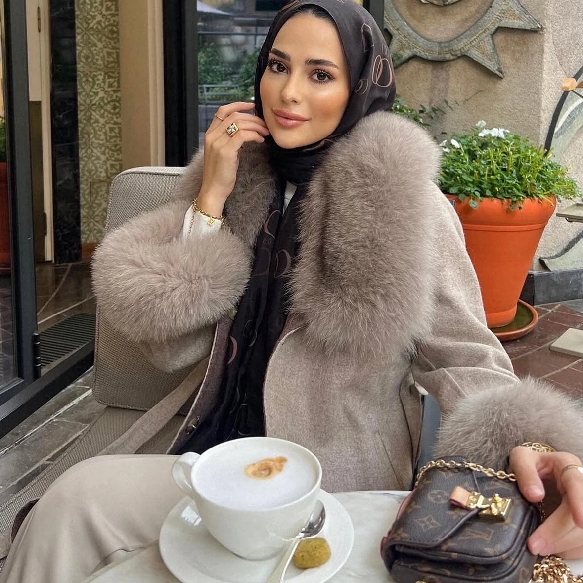 Orjinal alpaca kaban 