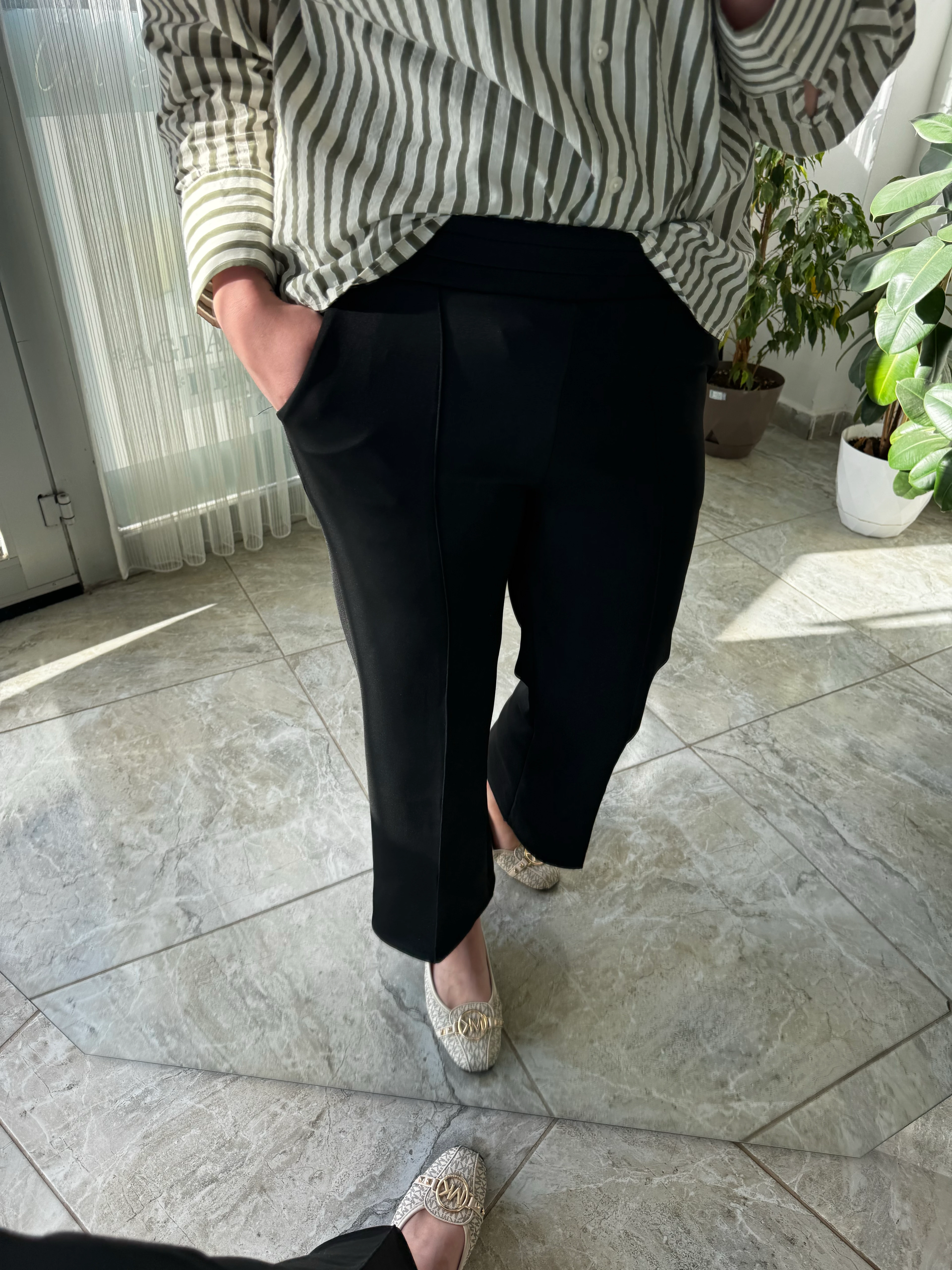 SCUBA ÇİMALI PANTALON SİYAH