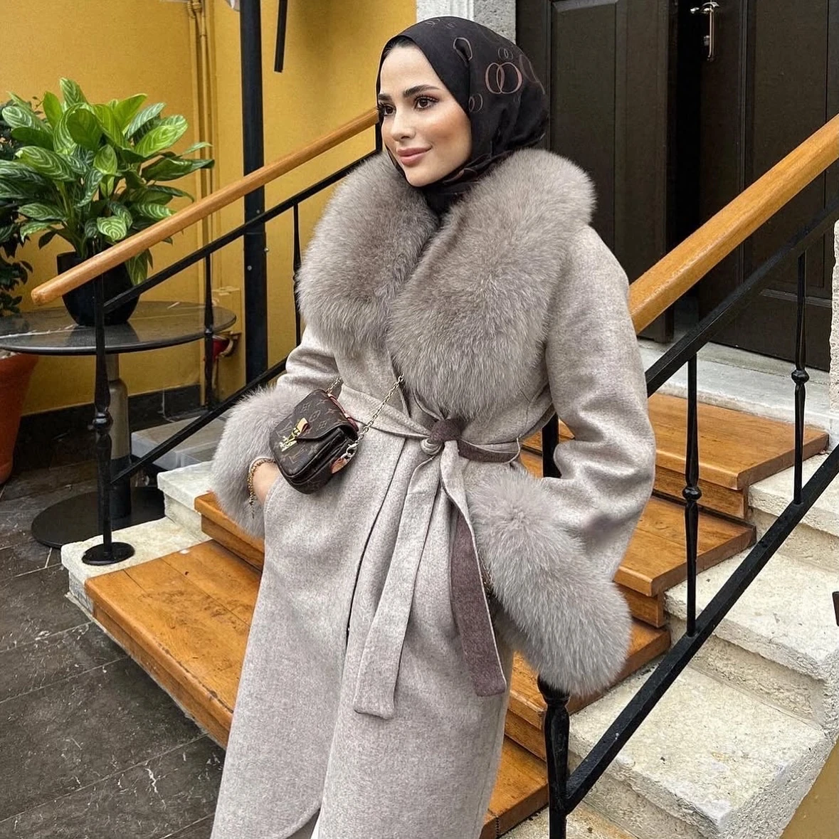 Orjinal alpaca kaban 