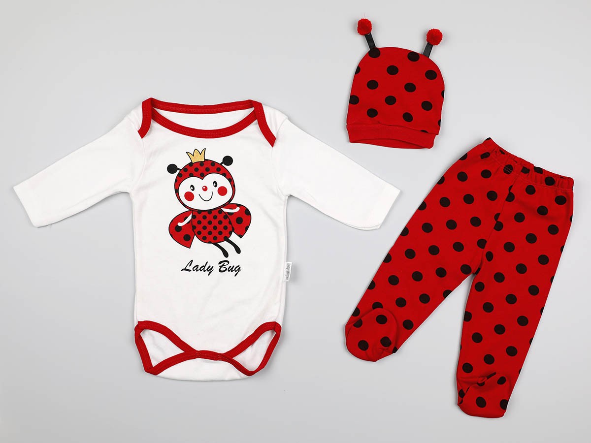 Kız Bebek Takım 3 Parçalı