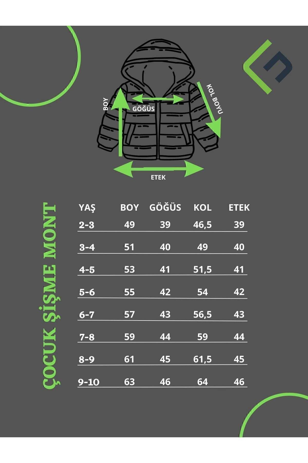 Erkek/Kız Çocuk Kapüşonlu Su ve Rüzgar Geçirmez Cepli Kışlık Şişme Mont