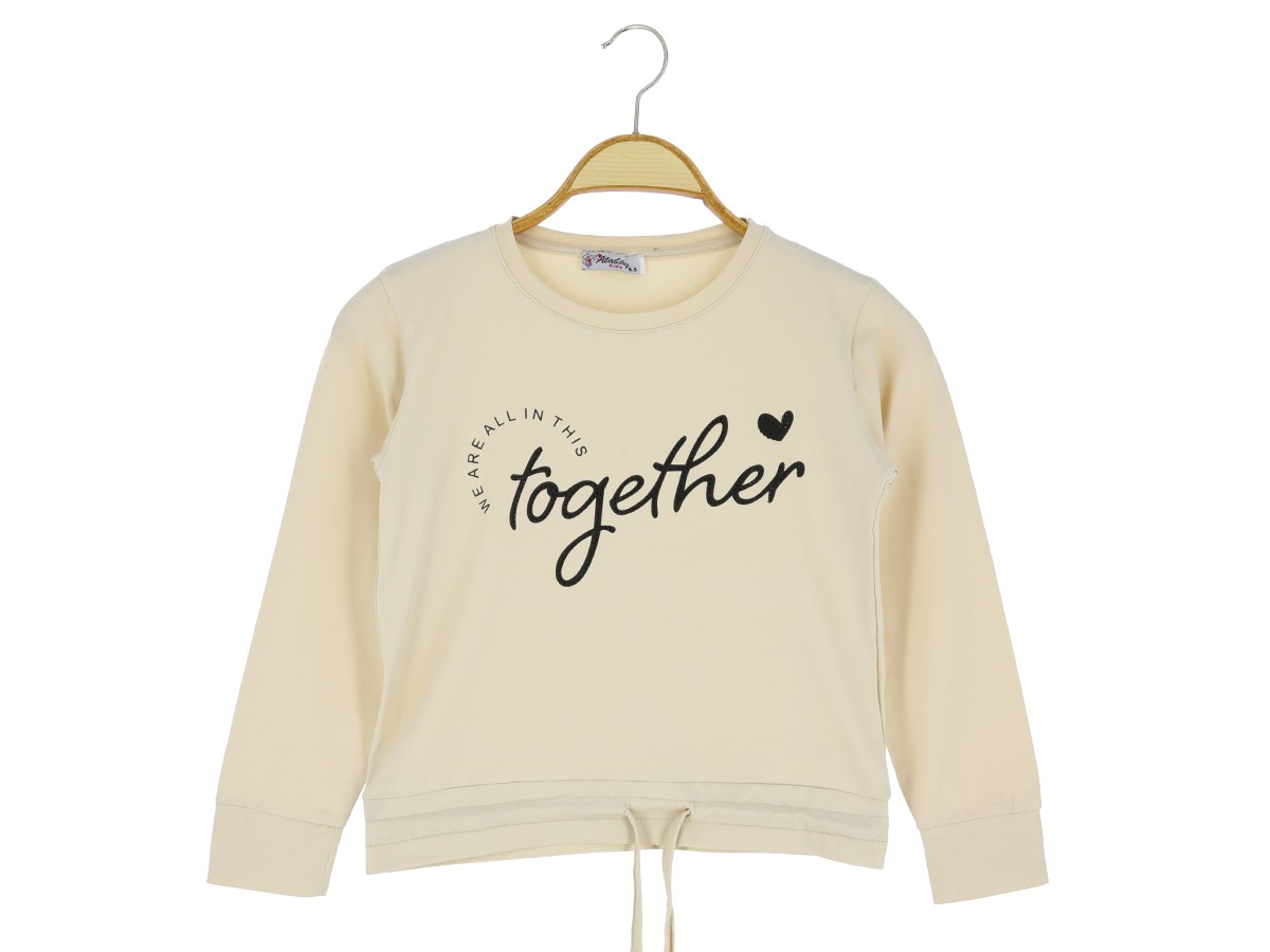 Kız Çocuk Bluz Together Baskılı
