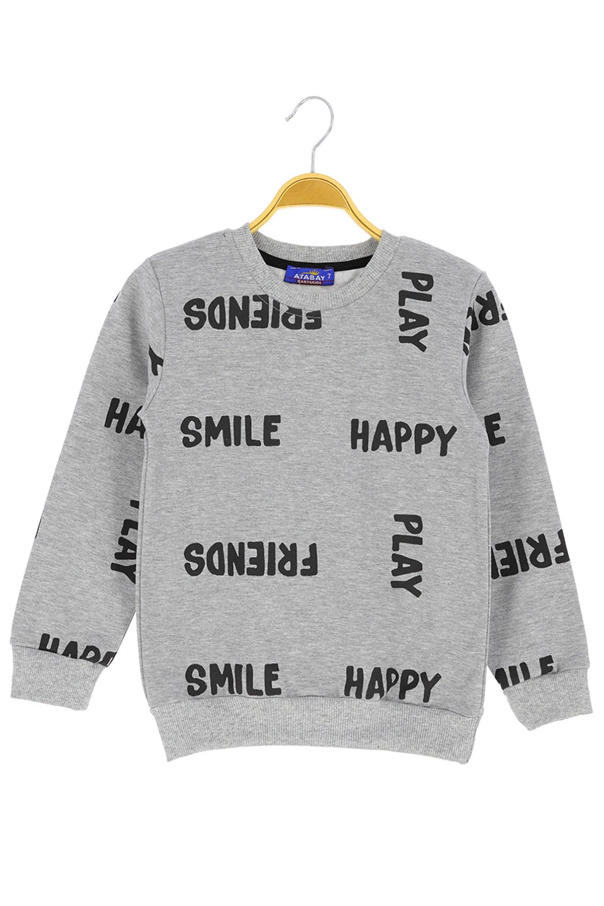 Erkek Çocuk Sweatshirt Baskılı 2 İplik Şardonlu