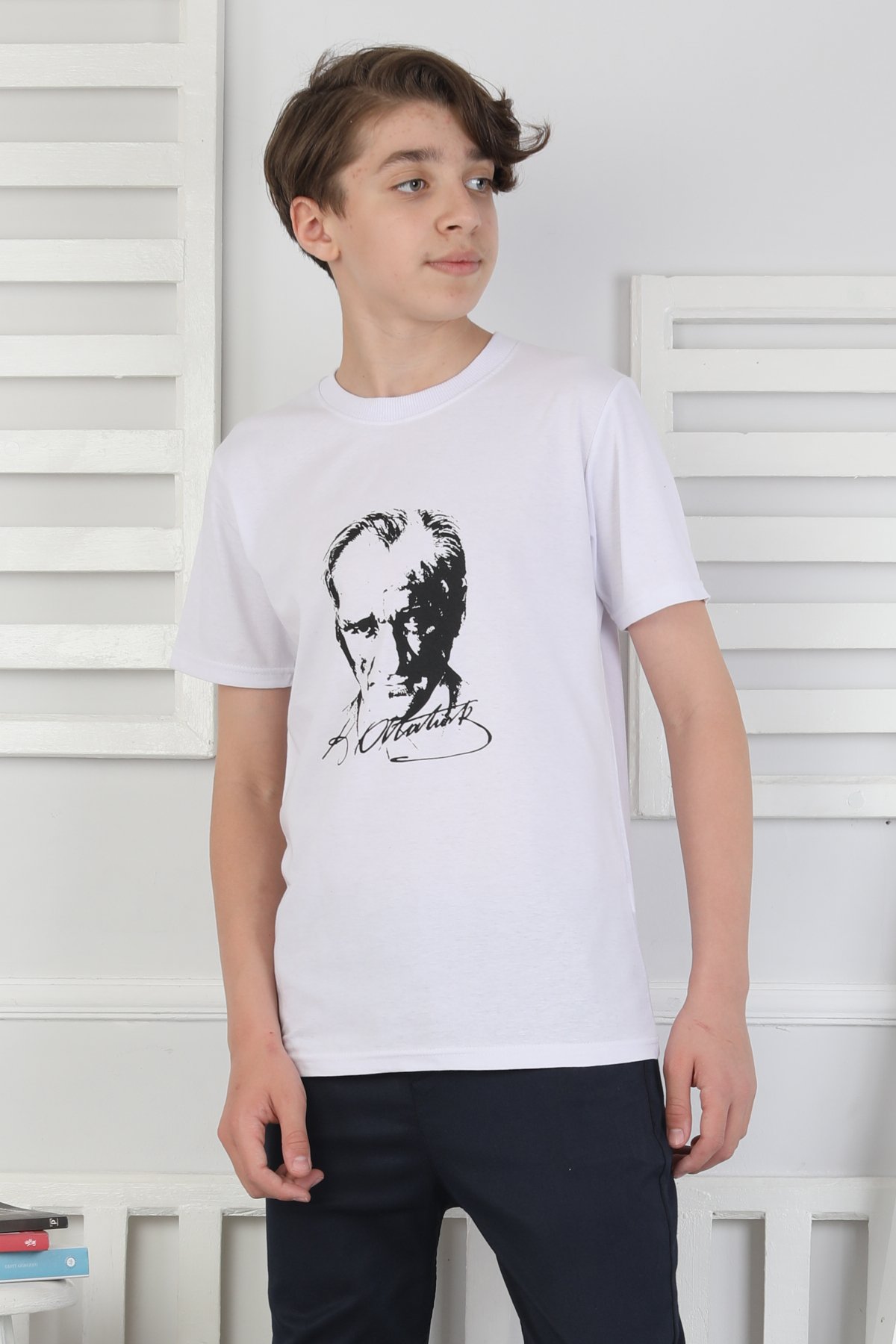 Erkek Çocuk T-Shirt Atatürk Baskılı