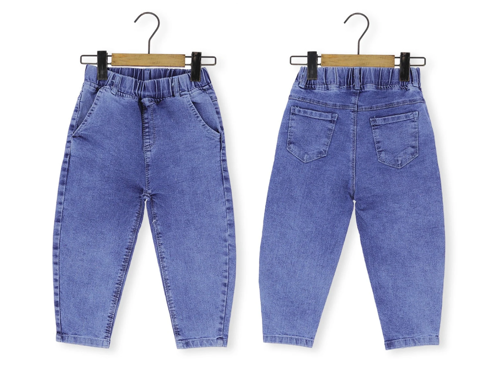 Erkek Çocuk Kot Pantolon Lastikli