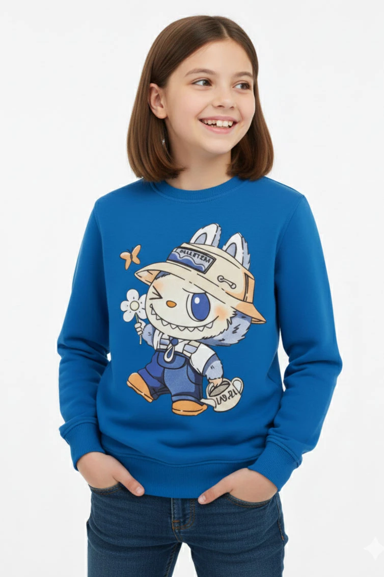 Kız Çocuk Bluz Baskılı