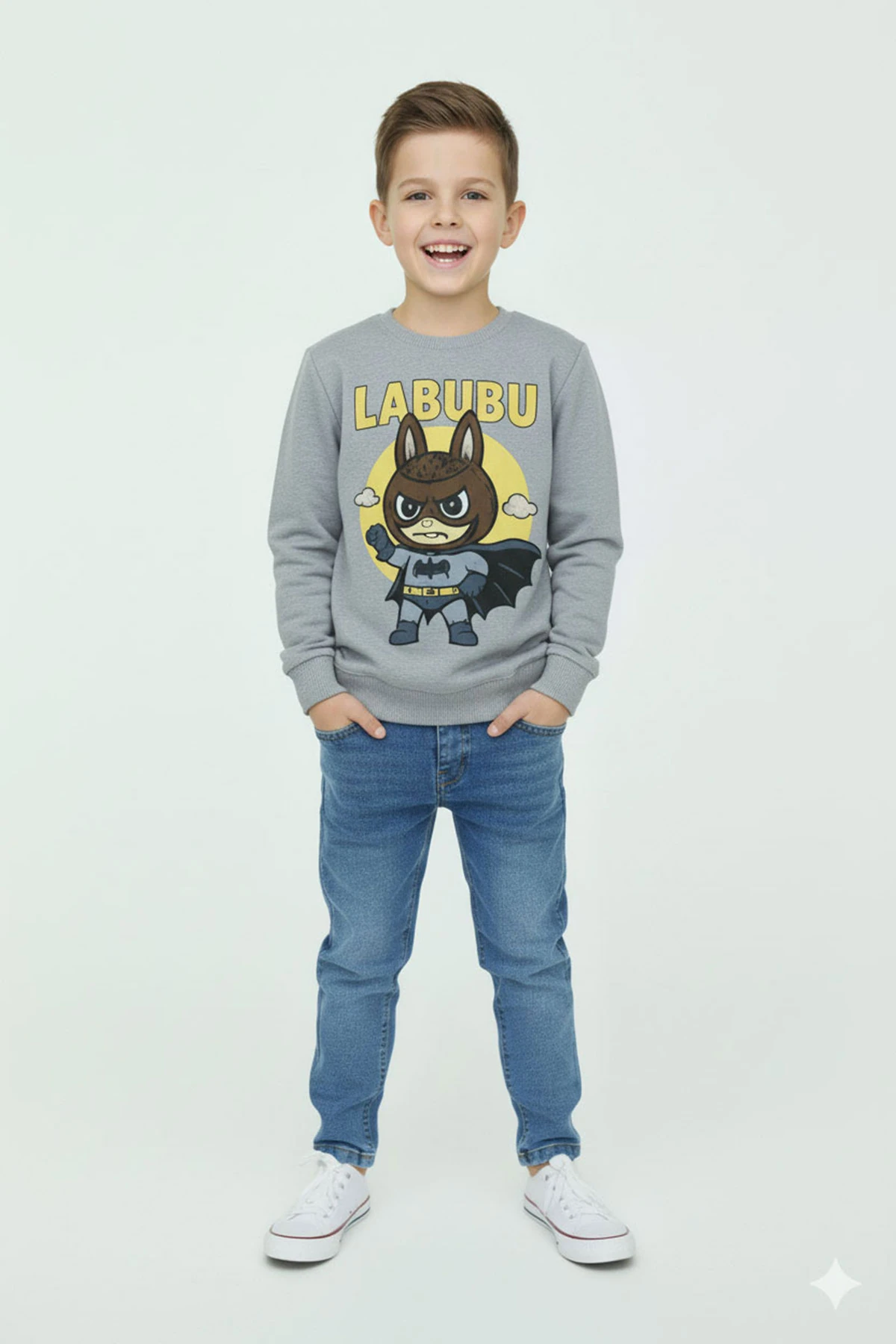 Erkek Takım Labubu Baskılı