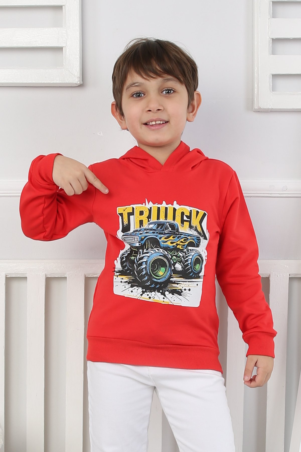 Erkek Çocuk Sweatshirt Truck