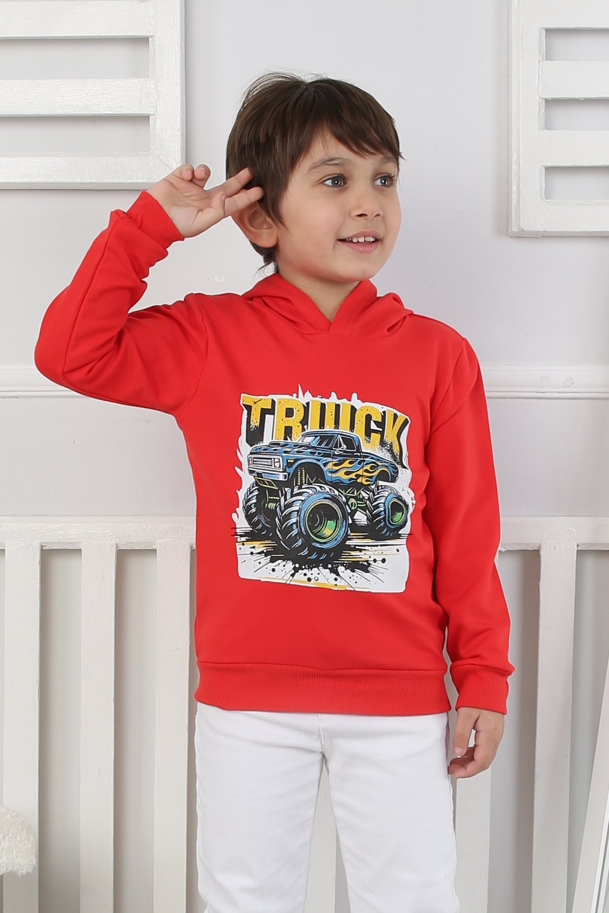 Erkek Çocuk Sweatshirt Truck