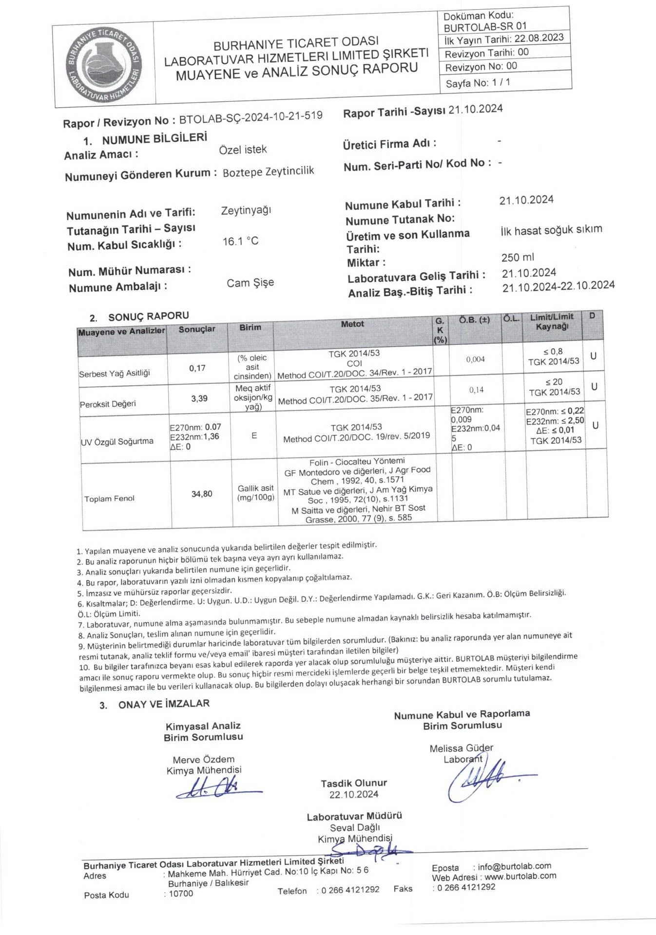 250 ML Damak Sefası Bebek Zeytinyağı (2025-26) Erken Hasat, Soğuk Sıkım, Filtresiz, 0.17 Asit