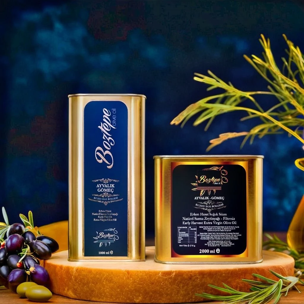 2 LT Erken Hasat Natürel Sızma Zeytinyağı (2025/26) – Soğuk Sıkım, Filtresiz