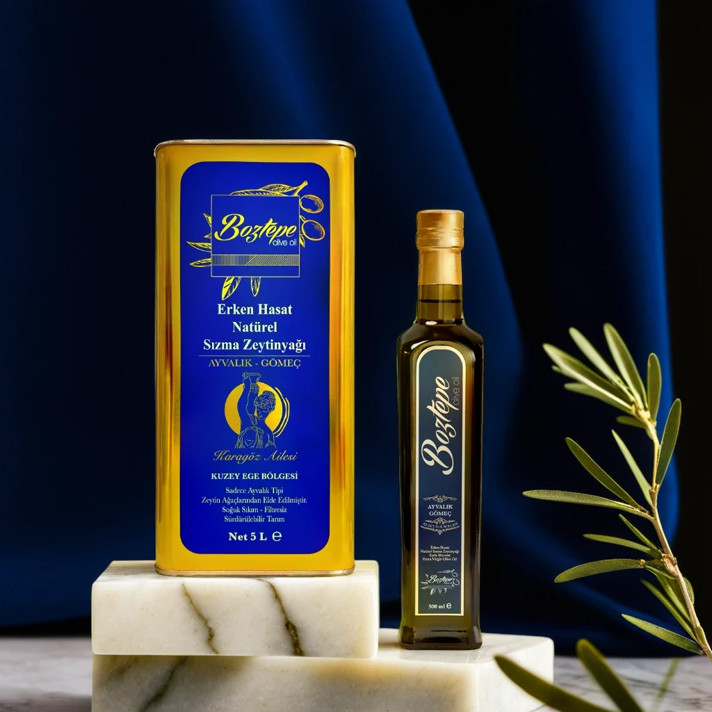 5 LT Erken Hasat Natürel Sızma Zeytinyağı (2025/26) – Soğuk Sıkım, Filtresiz