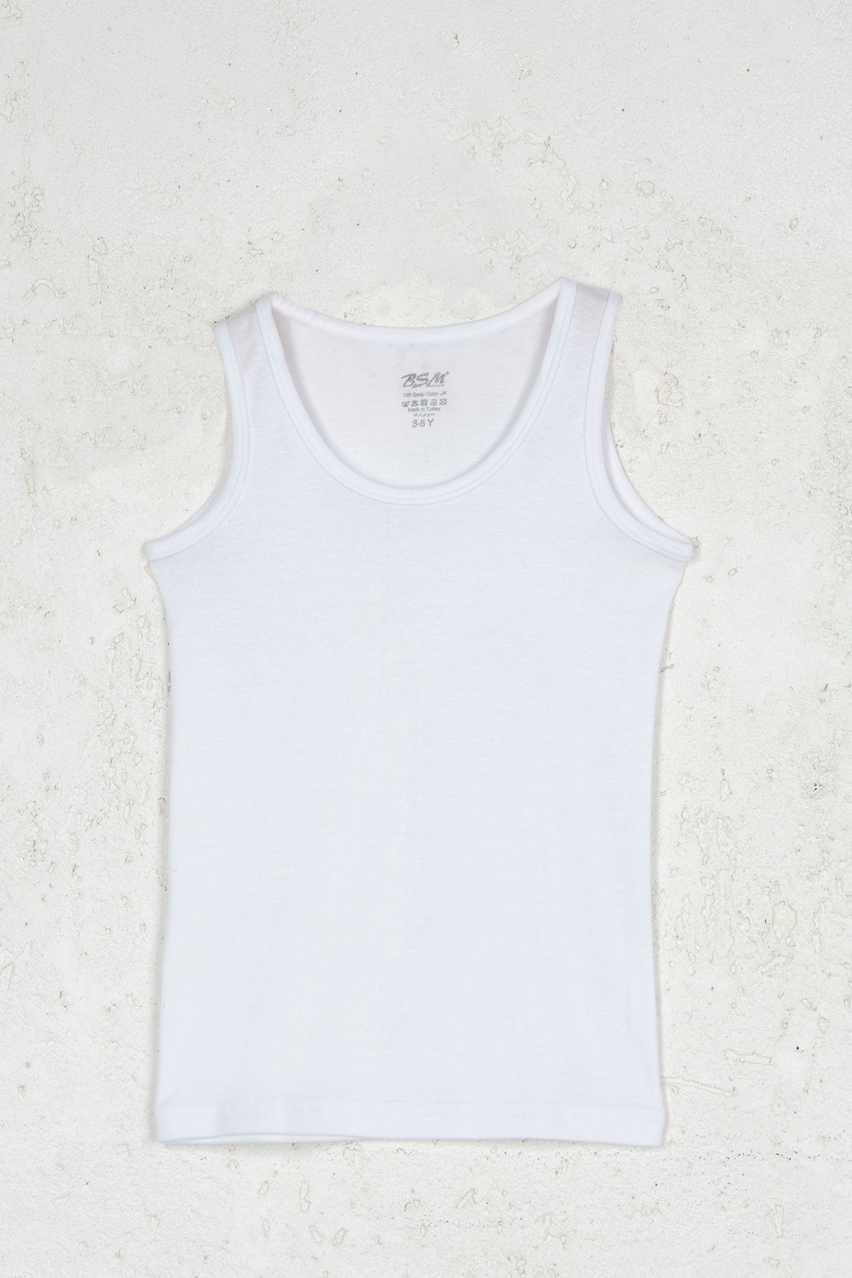 BSM 031803 ERKEK ÇOCUK 3LÜ RİBANA ATLET