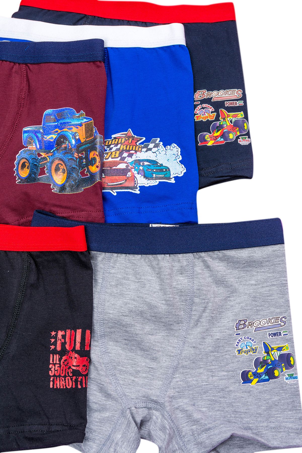 BSM 033285 ERKEK ÇOCUK 5 Lİ BOXER