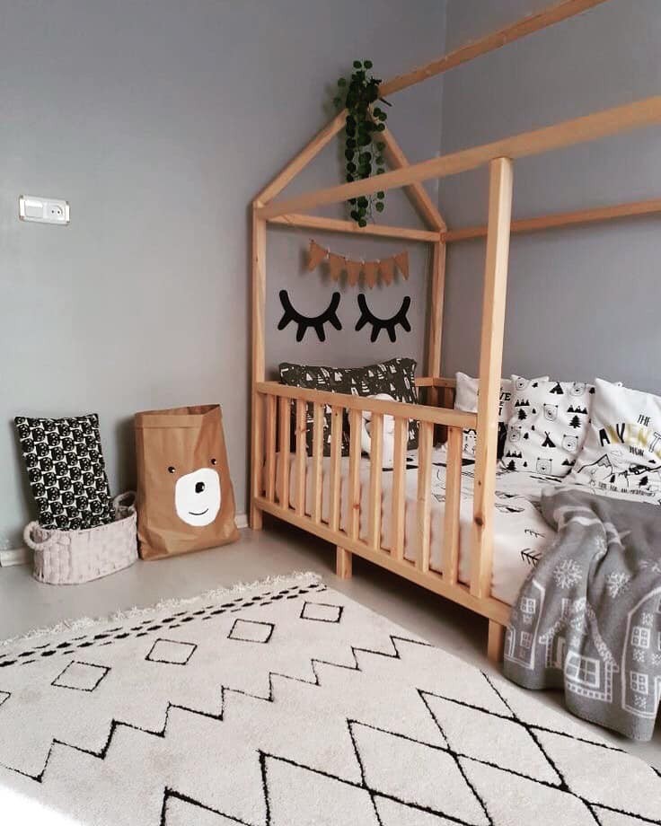 Montessori Yatak, Çatlı Montessori Çocuk Yatağı