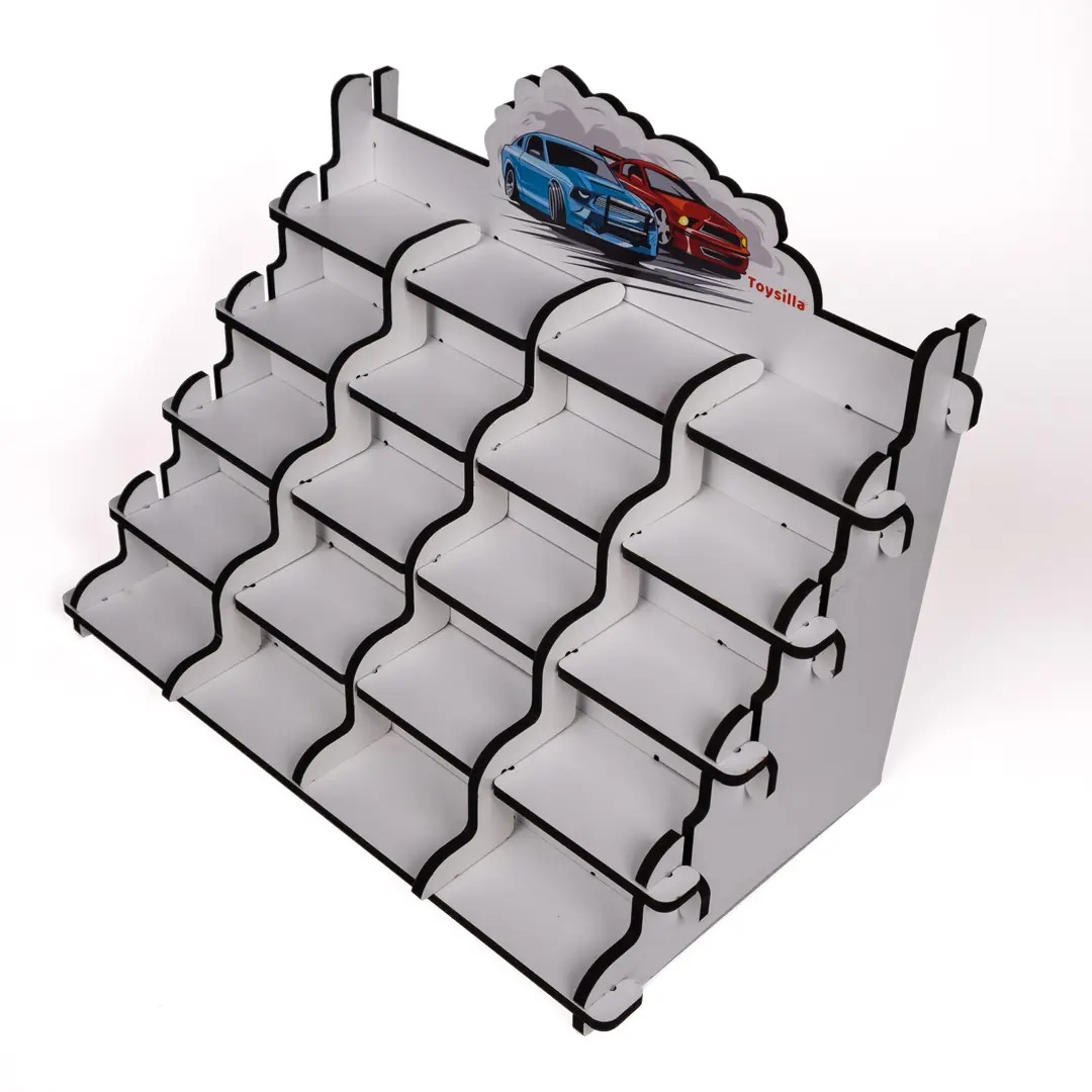  Ahşap Oyuncak Araba Sergileme Standı – T3029