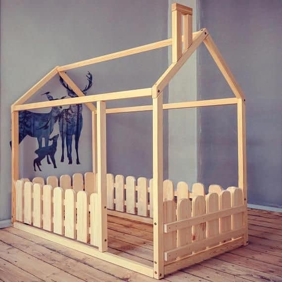 Montessori Yatak, Çatlı Montessori Çocuk Yatağı