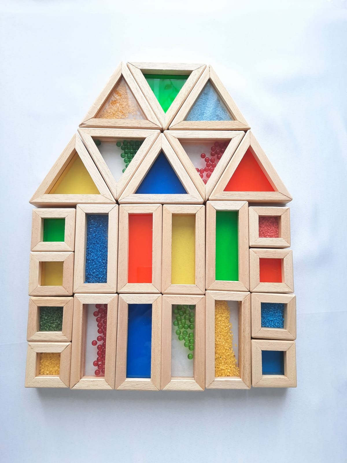 Keşfet İnşa et - Rainbow Ahşap Blokları