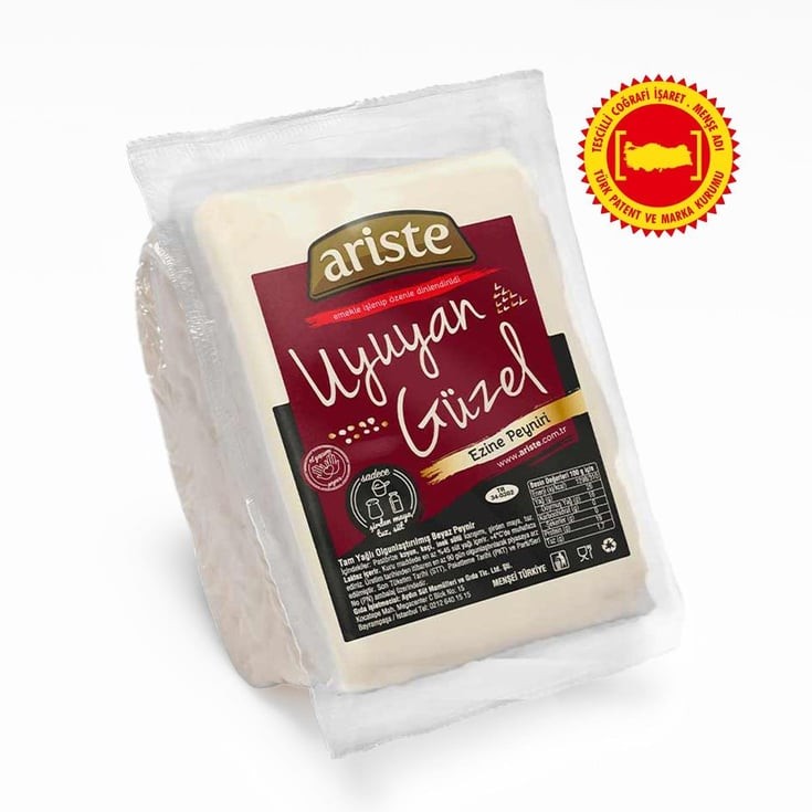 Ariste Uyuyan Güzel Tam Yağlı Ezine Peyniri 450 gr (Koyun Sütü Ağırlıklı) – Olgunlaştırılmış