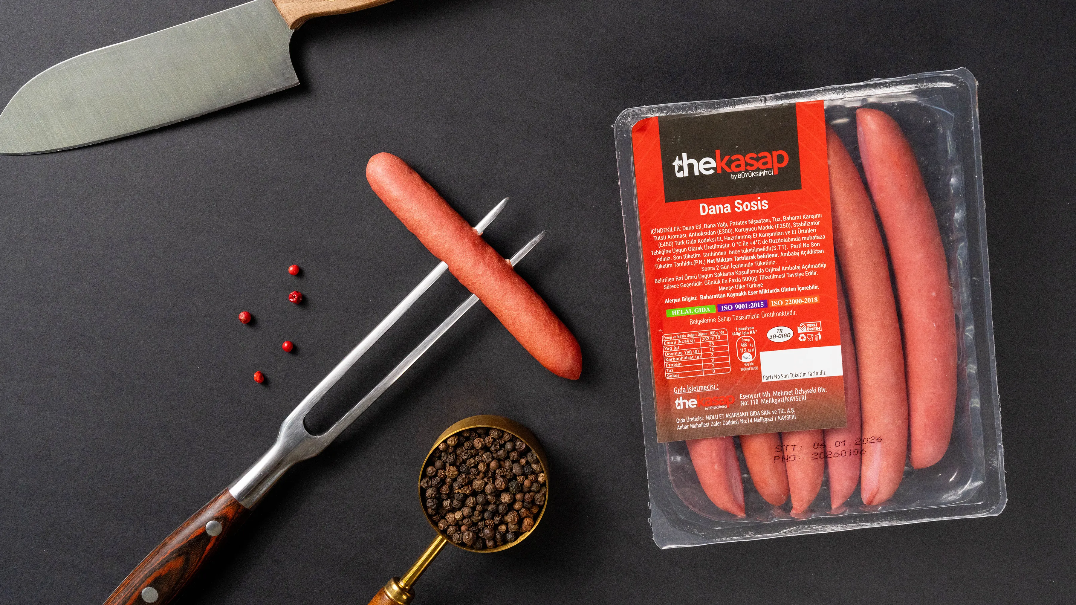 The Kasap Dana Sosis 250 gr