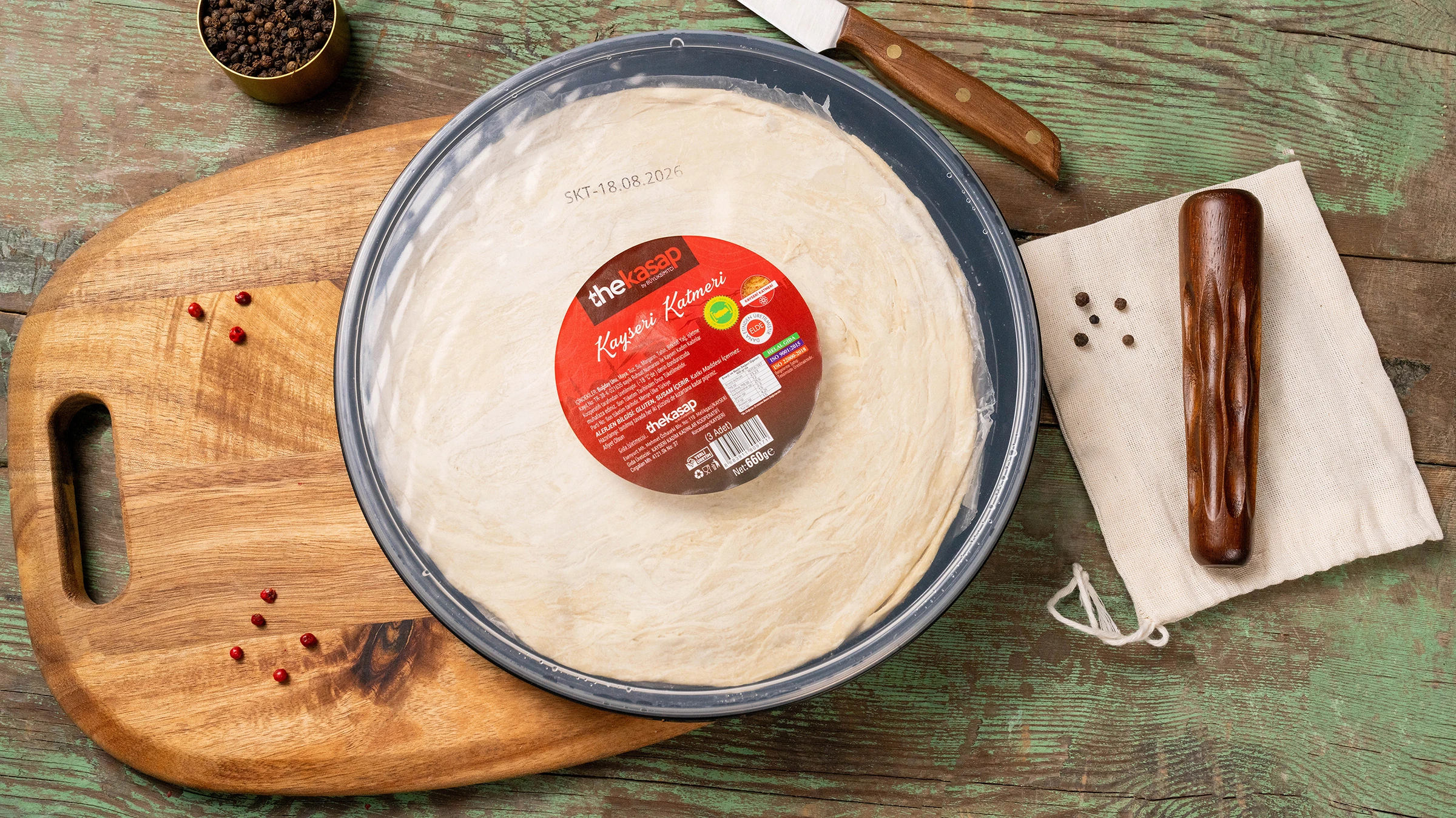 The Kasap Kayseri Katmeri 3 Adet (660 gr)