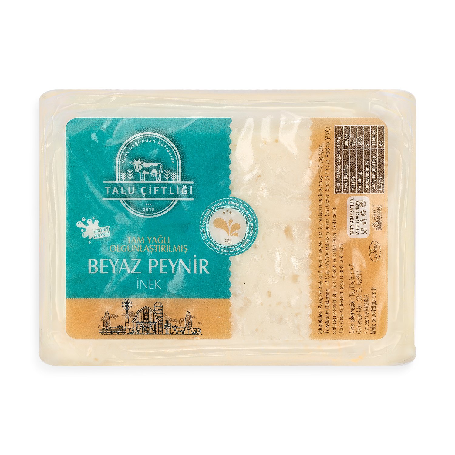 Talu İnek Beyaz Peyniri 500 gr