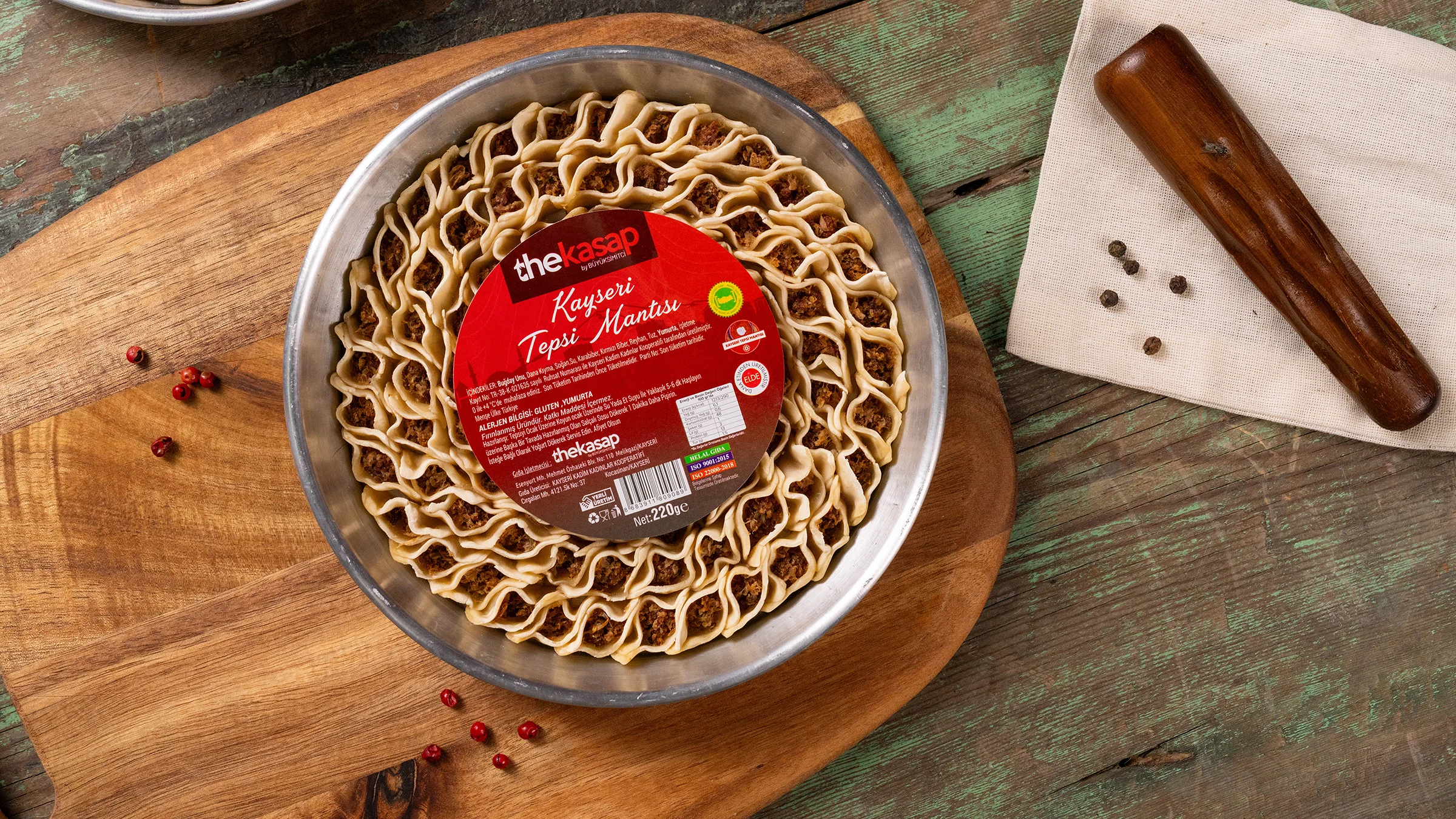 The Kasap Tepsi Mantısı 220 gr