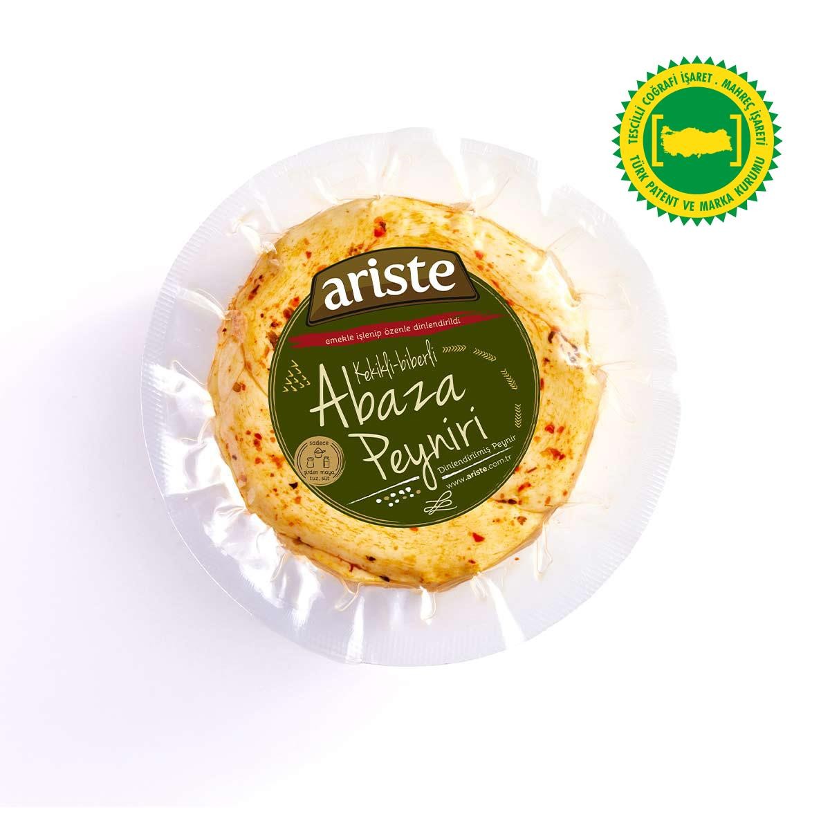 Ariste Kekikli Biberli Abaza Peyniri 250 gr – Dinlendirilmiş