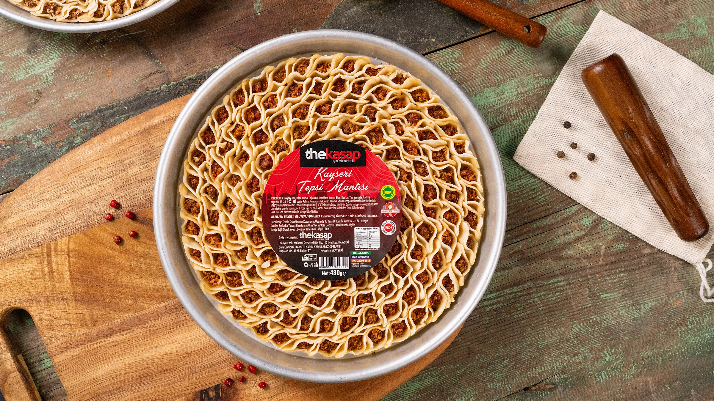 The Kasap Tepsi Mantısı 430gr