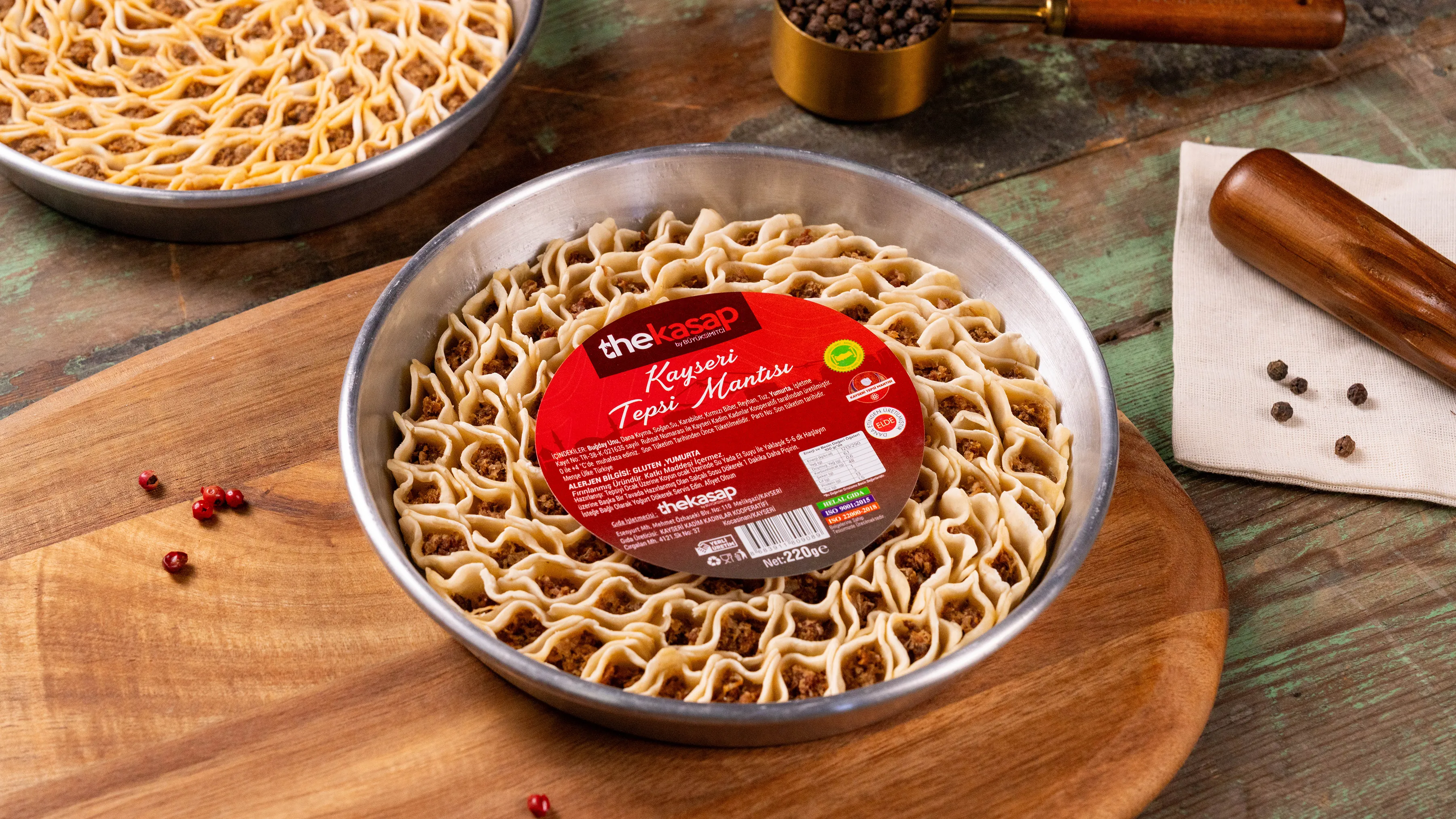 The Kasap Tepsi Mantısı 220 gr