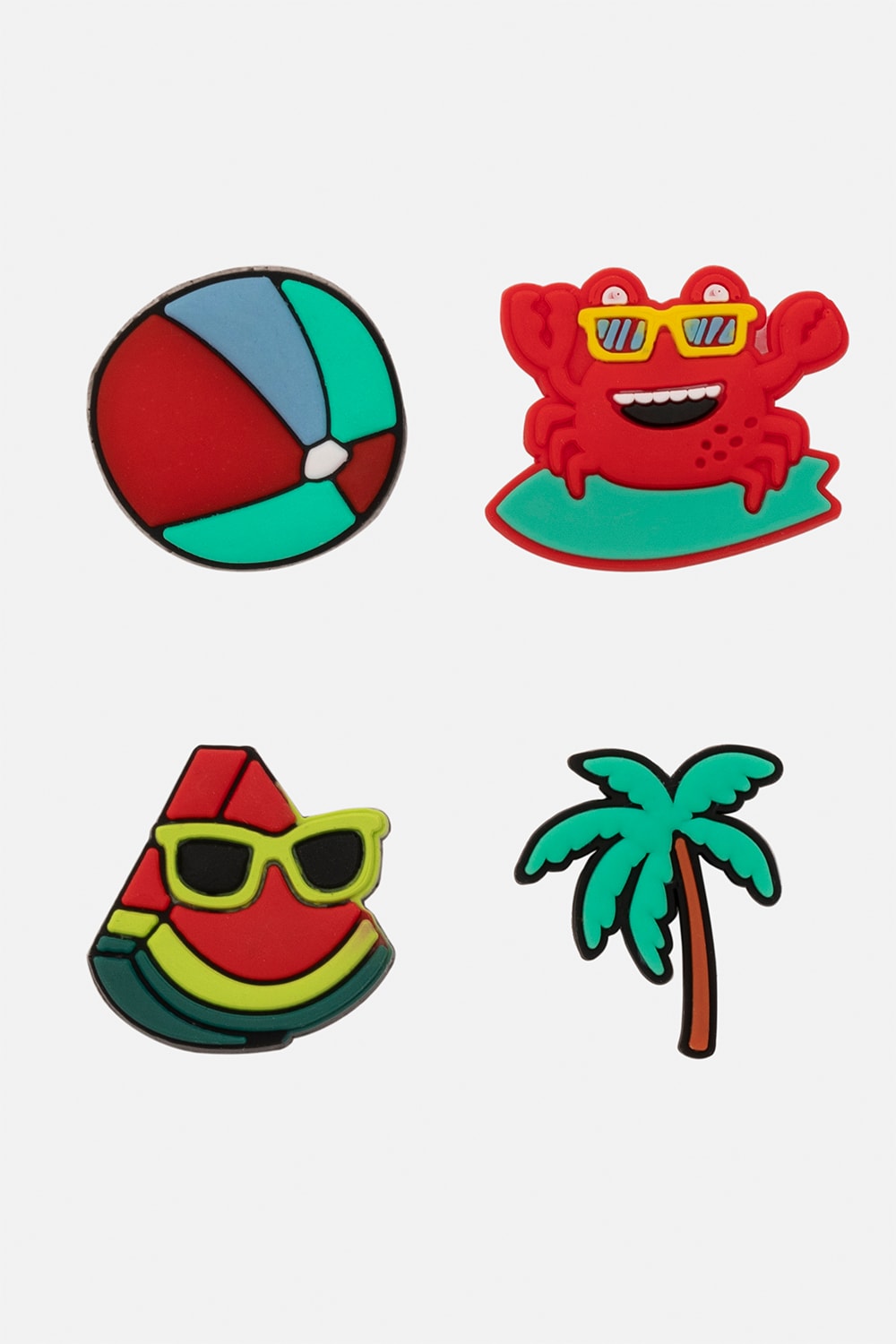 Summer Unisex Renkli 4'Lü Terlik Süsü