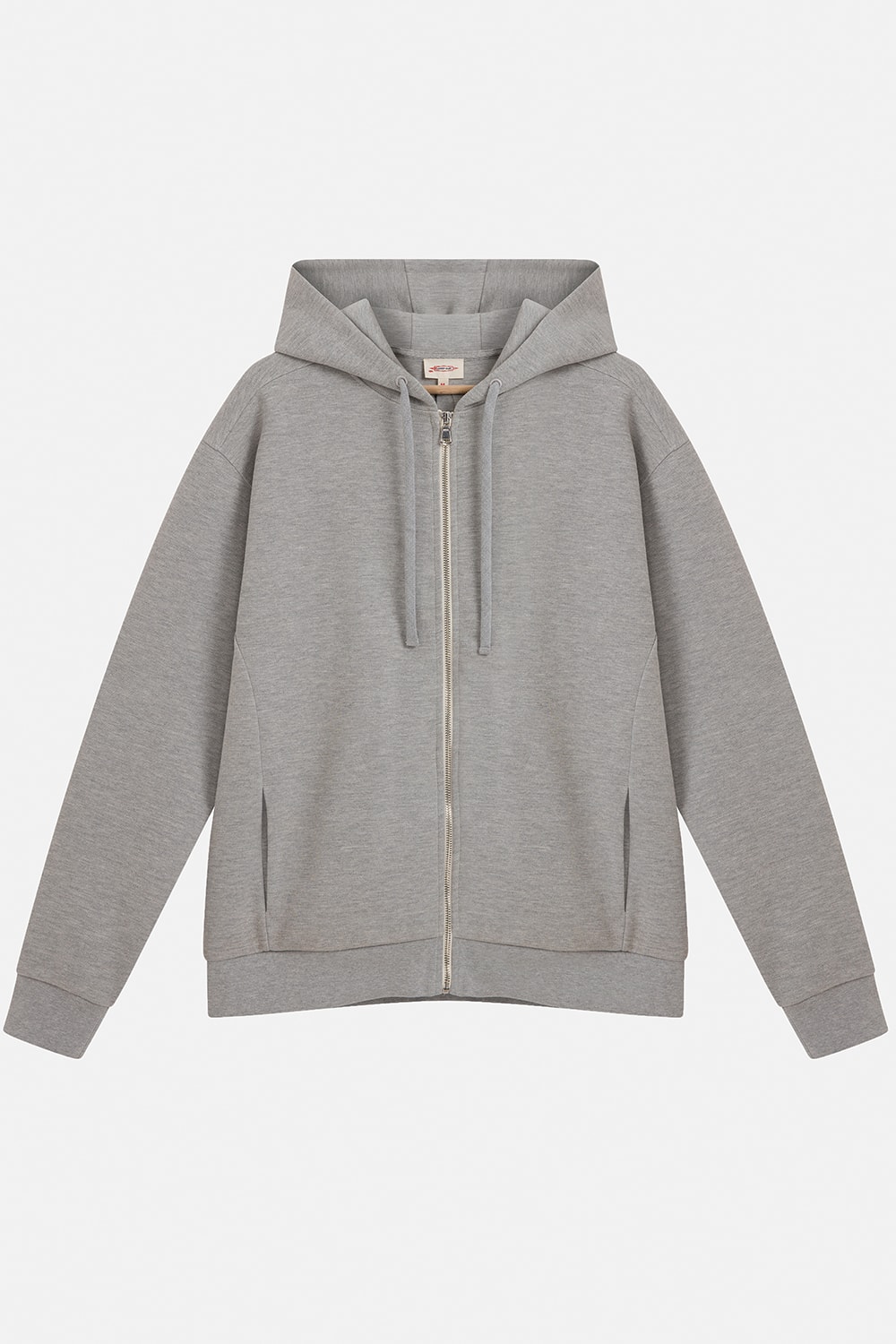 Urbanwild Hoodie Fermuarlı Gri Melanj