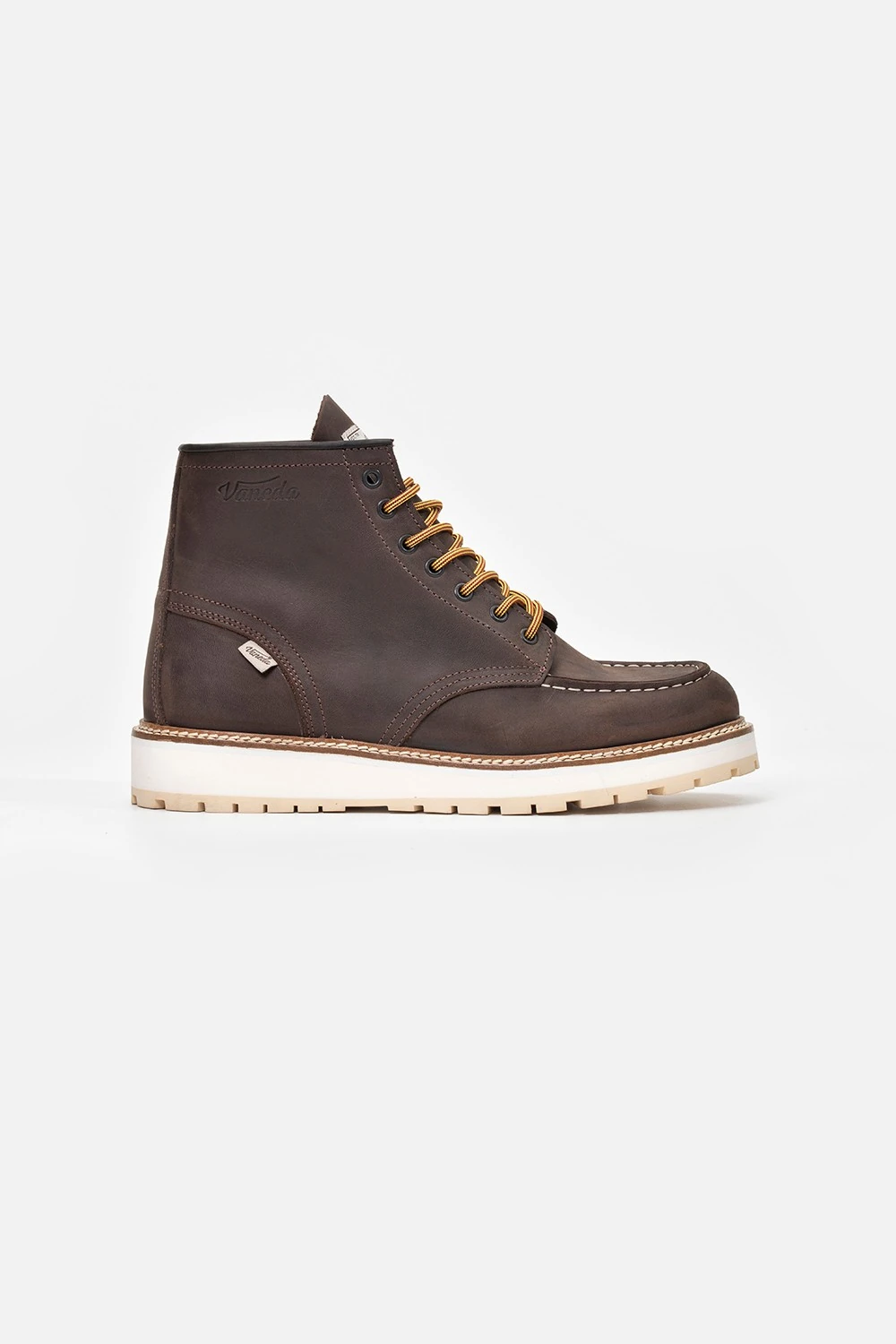 LIFESTYLE 1106 V-TOWN DARK BROWN LEATHER BOOT