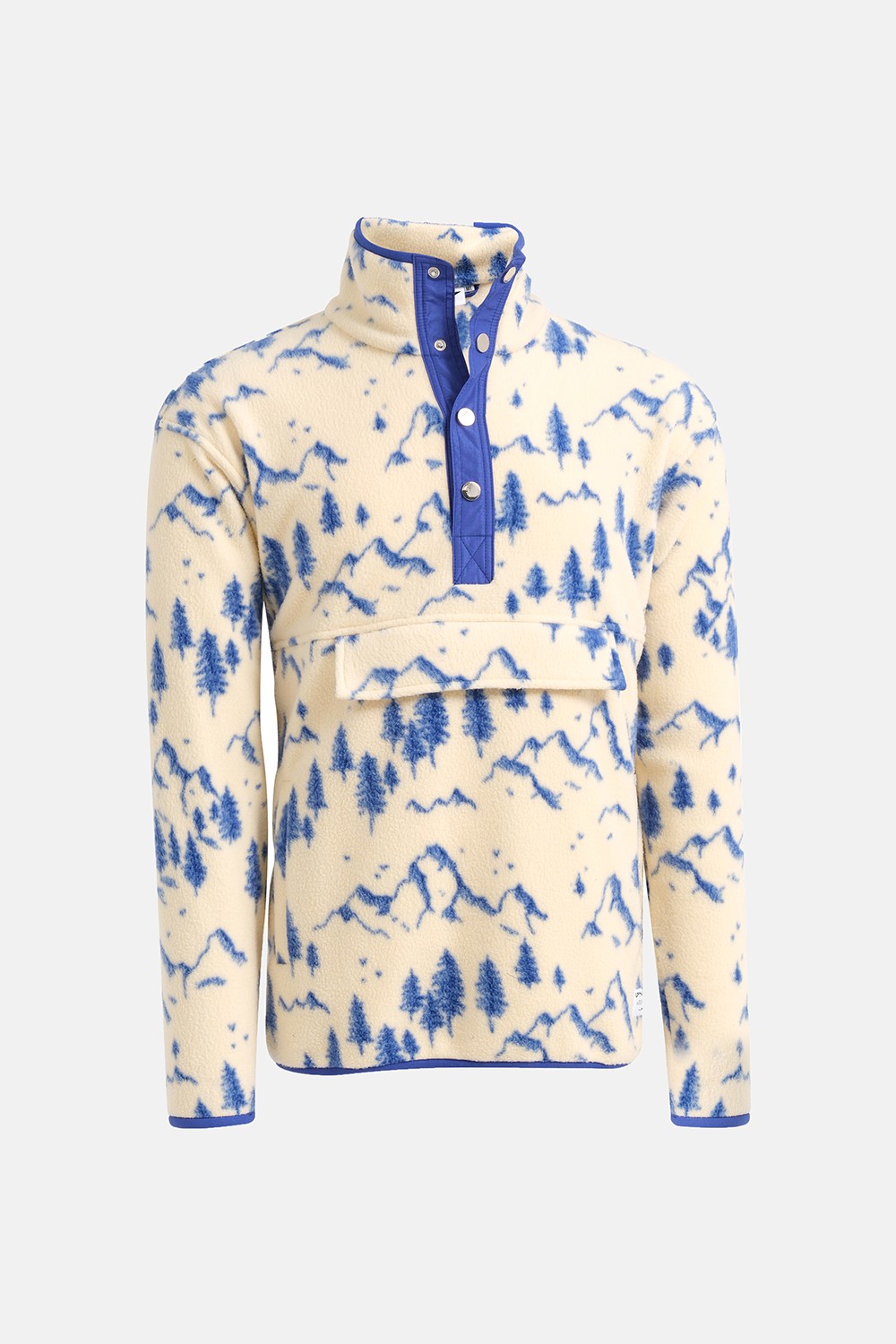 REGULAR FIT NEXT UNISEX POLAR PATTERNED BLUE