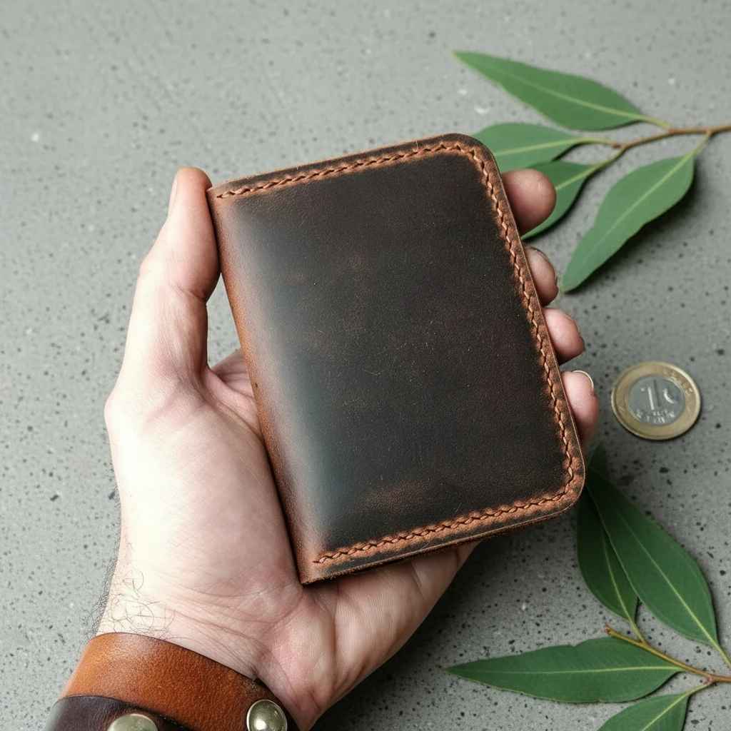 KNİDOS - Deri Dikey Kartlık