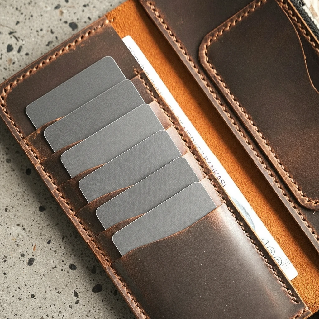 ANADOLU - Deri Dikey Organizer Cüzdan