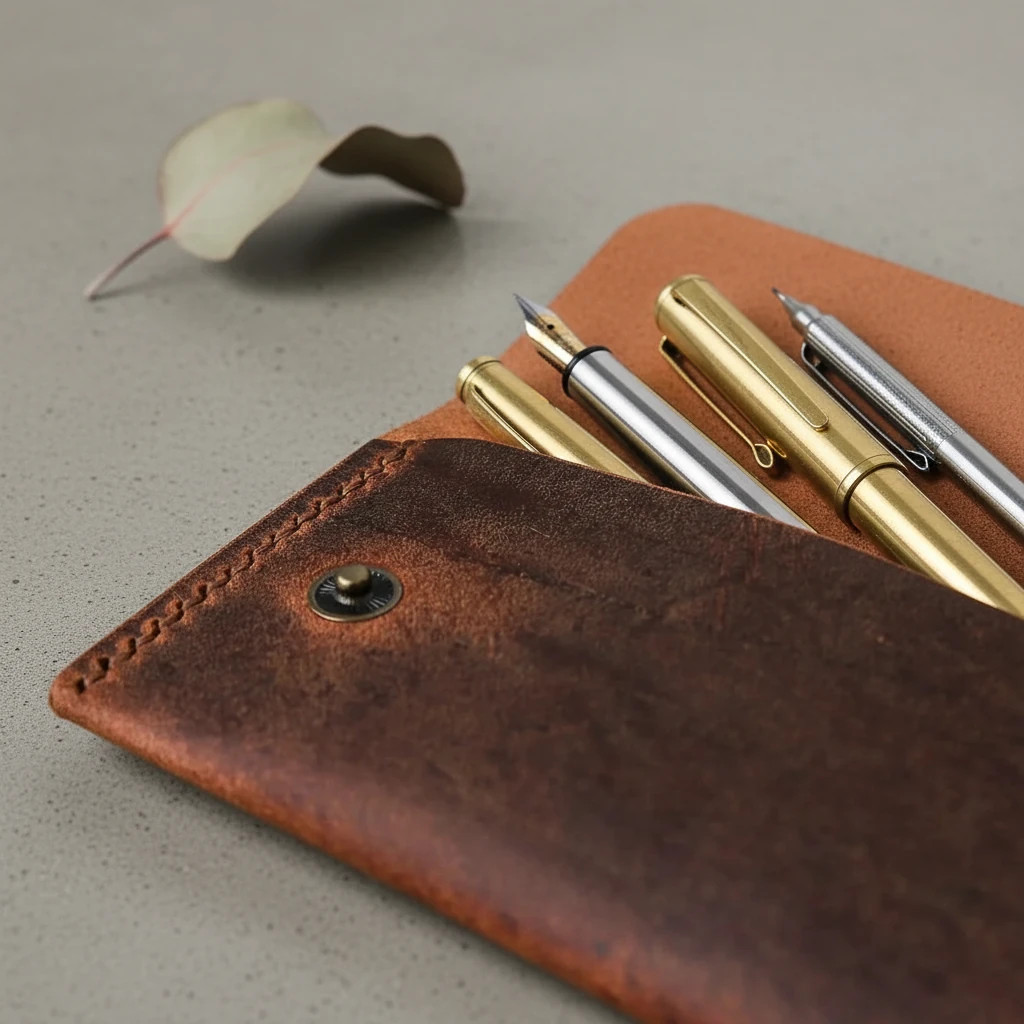 HELVİA - Deri Çok Amaçlı Kalemlik